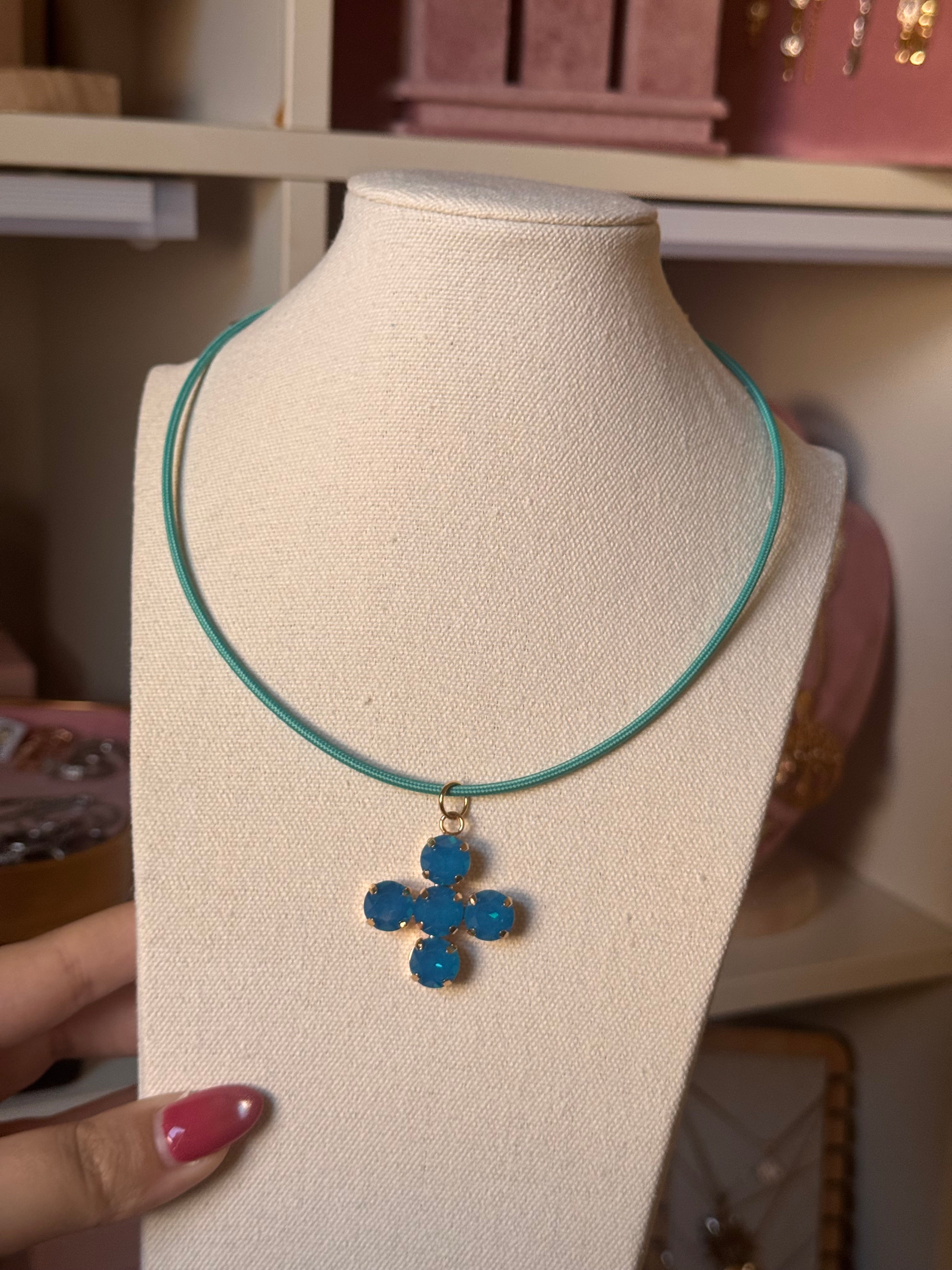 COLLAR INFINITE TURQUESA