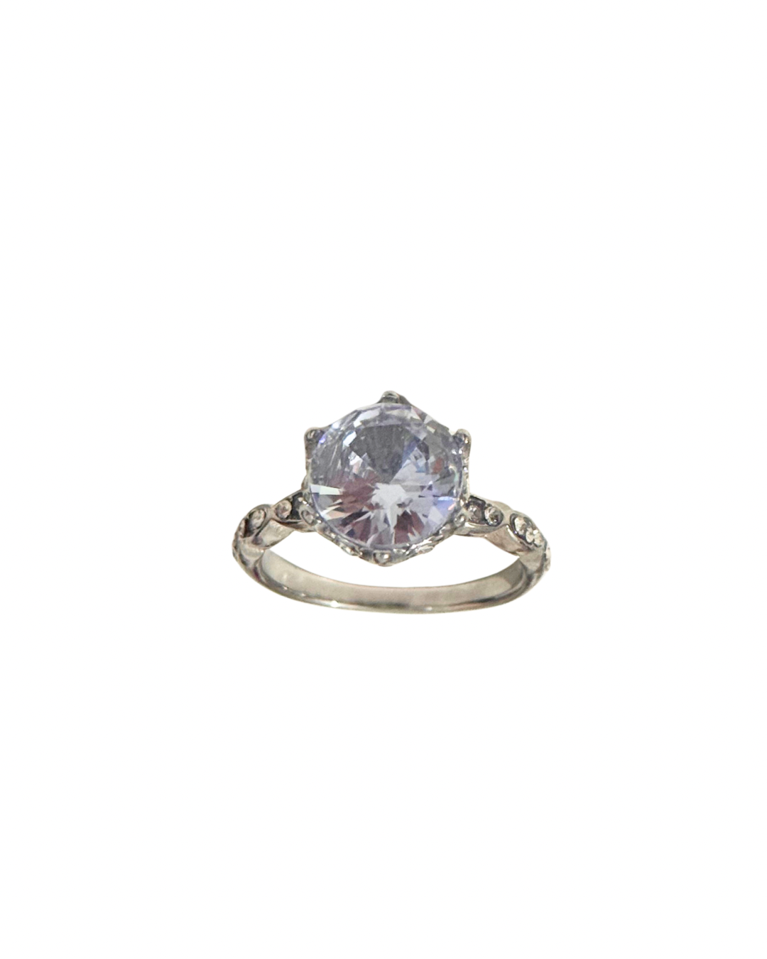 ANILLO SOLITARIO SILVER