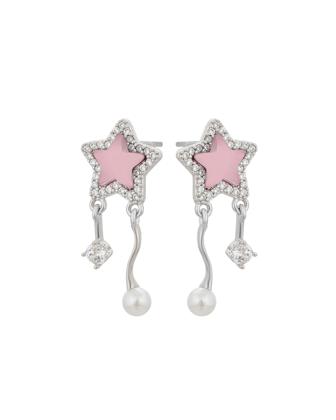 PENDIENTES STAR PINK