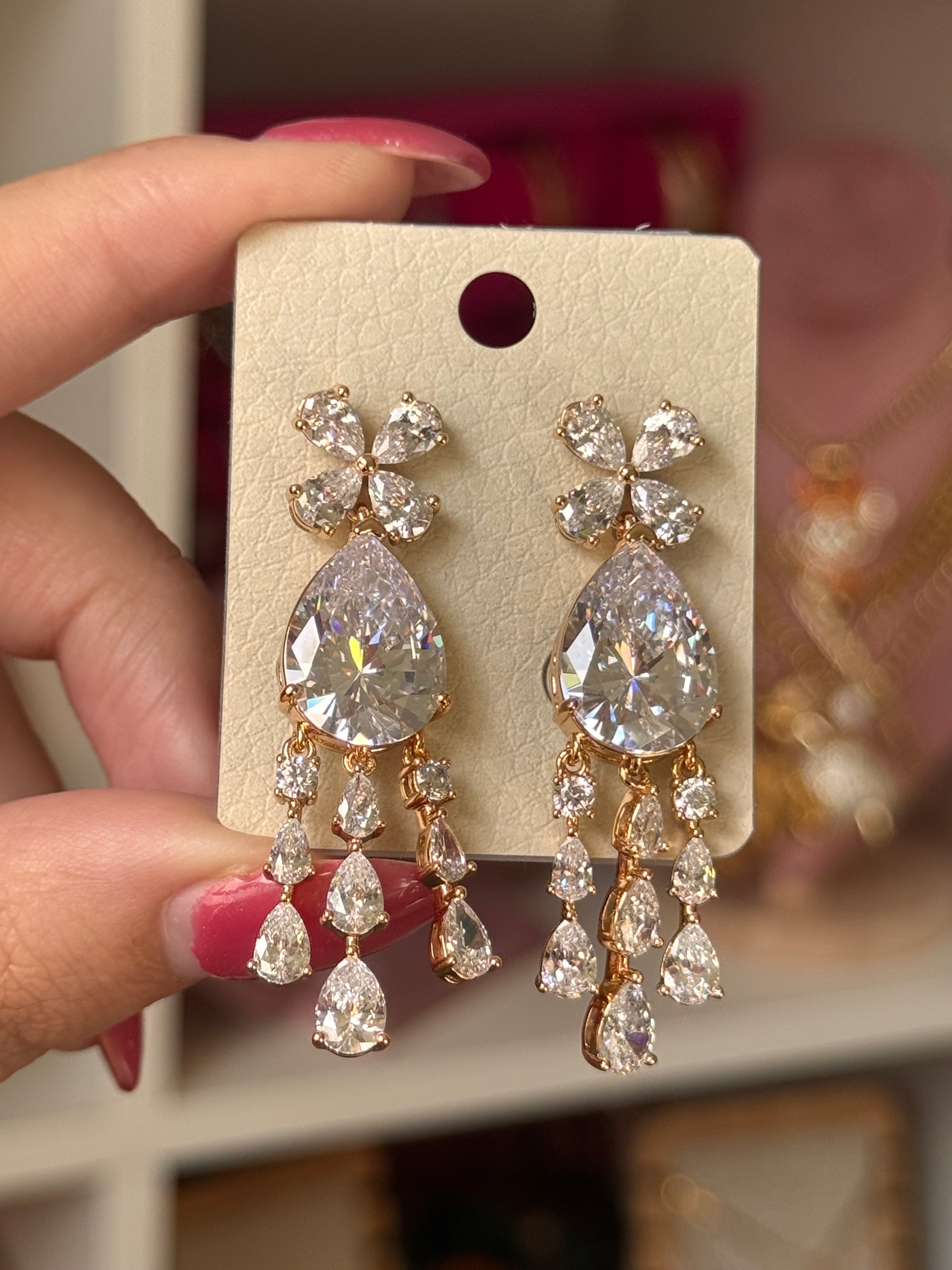 PENDIENTES ROSEGOLD