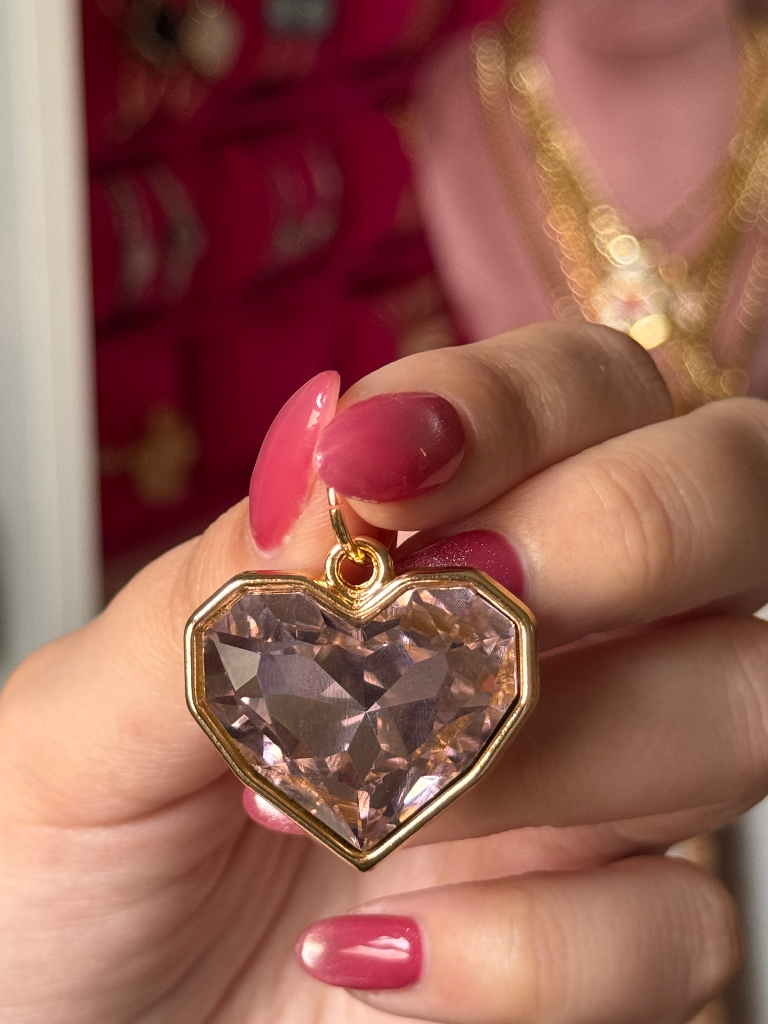 DIJE HEARTS ROSA