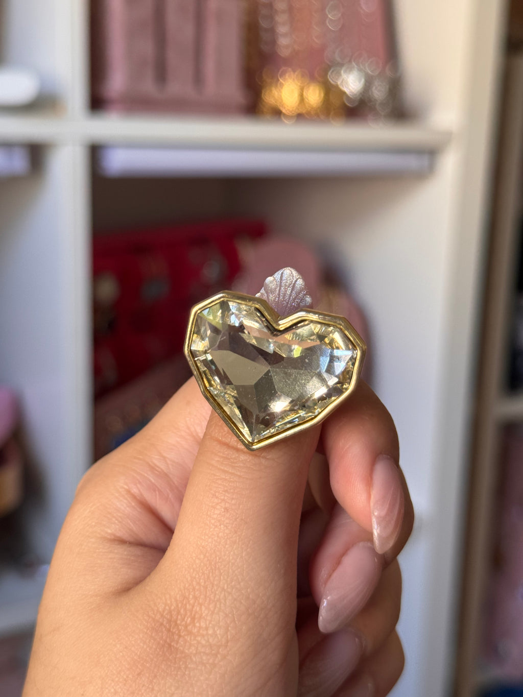 ANILLO HEARTS WHITE