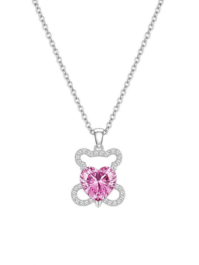 COLLAR OSO ROSA