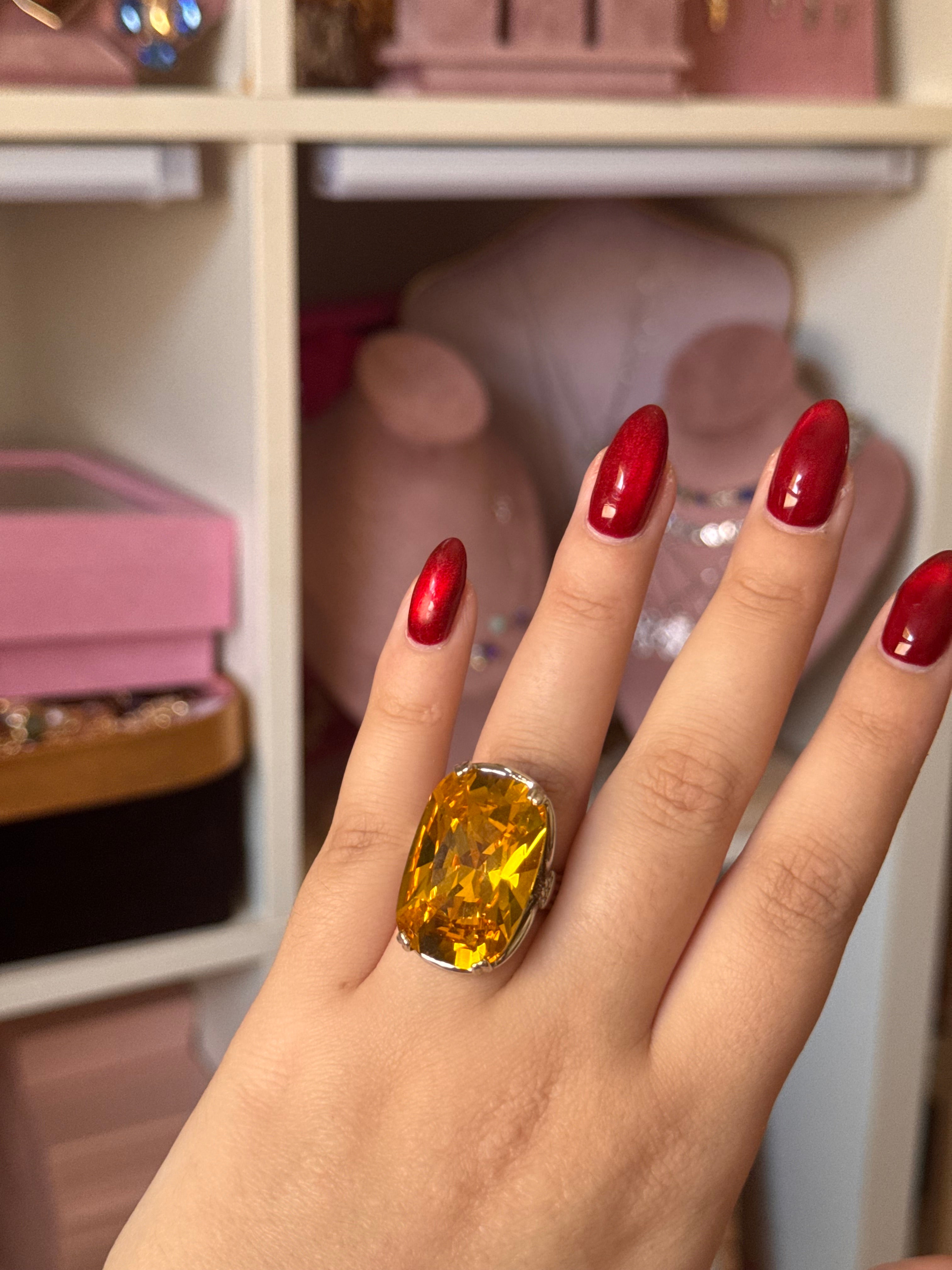 ANILLO ICONIC ÁMBAR