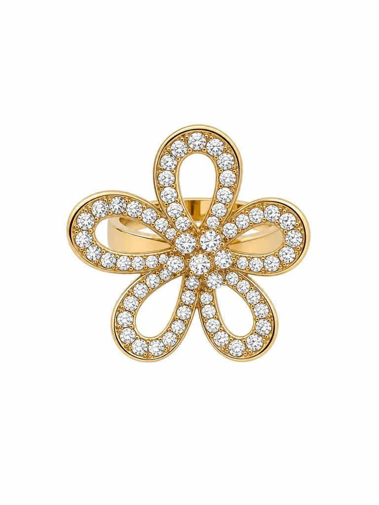 ANILLO FLOWER GOLD