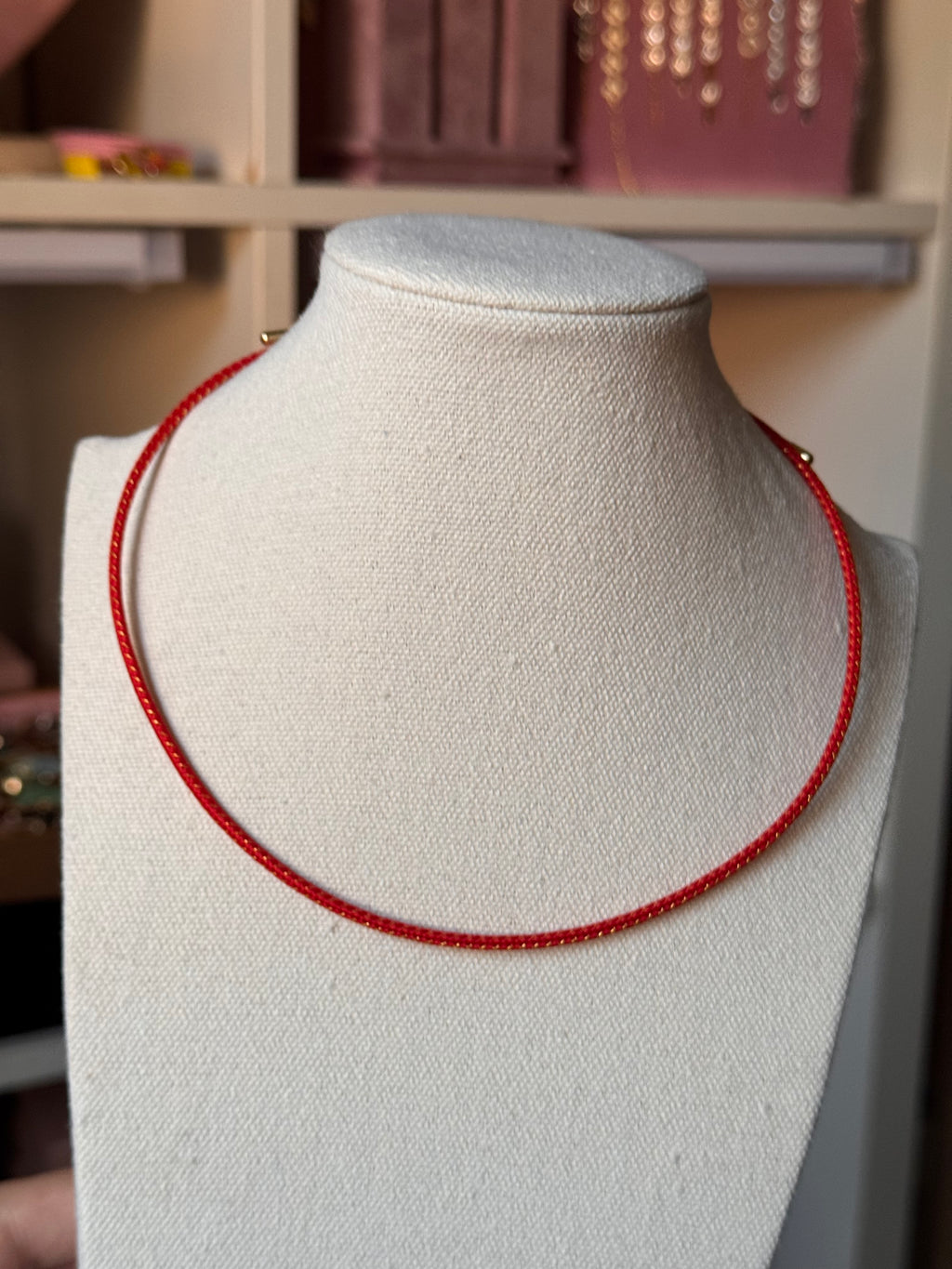 COLLAR INFINITE MIX ROJIZO