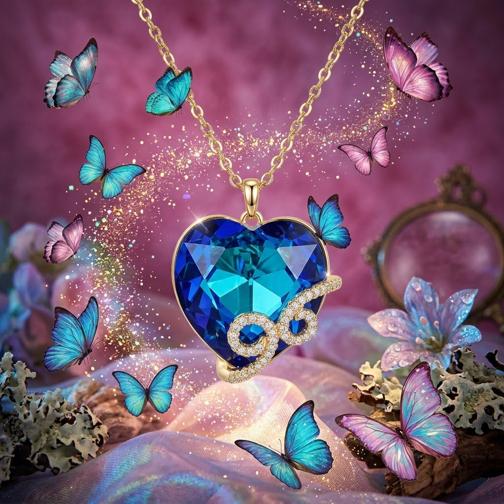 COLLAR AMOUR BLUE