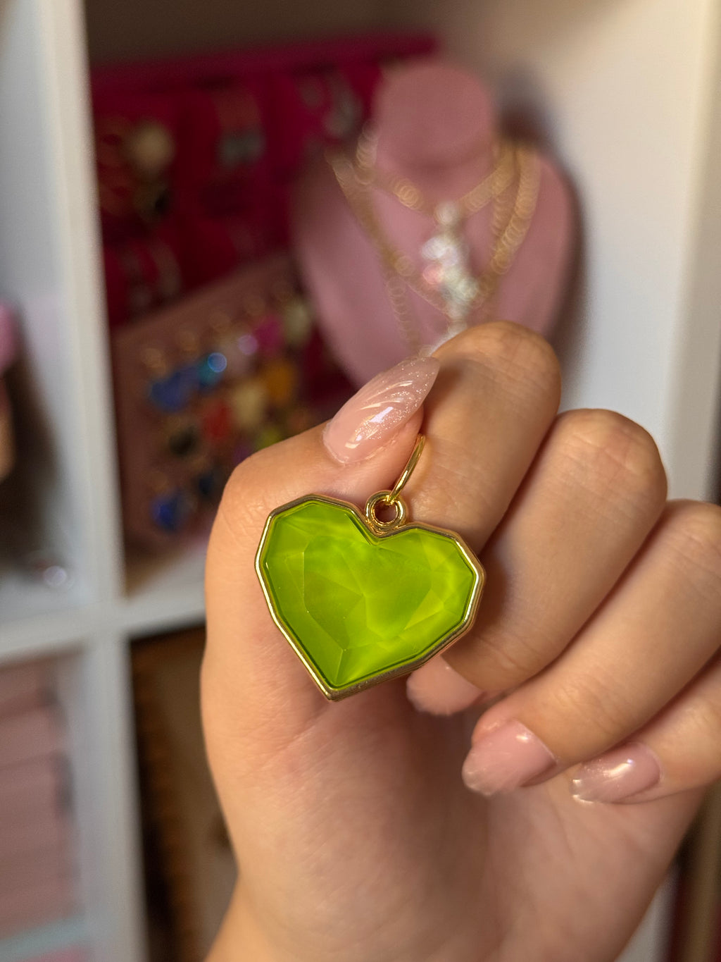 DIJE HEARTS VERDE LIMA