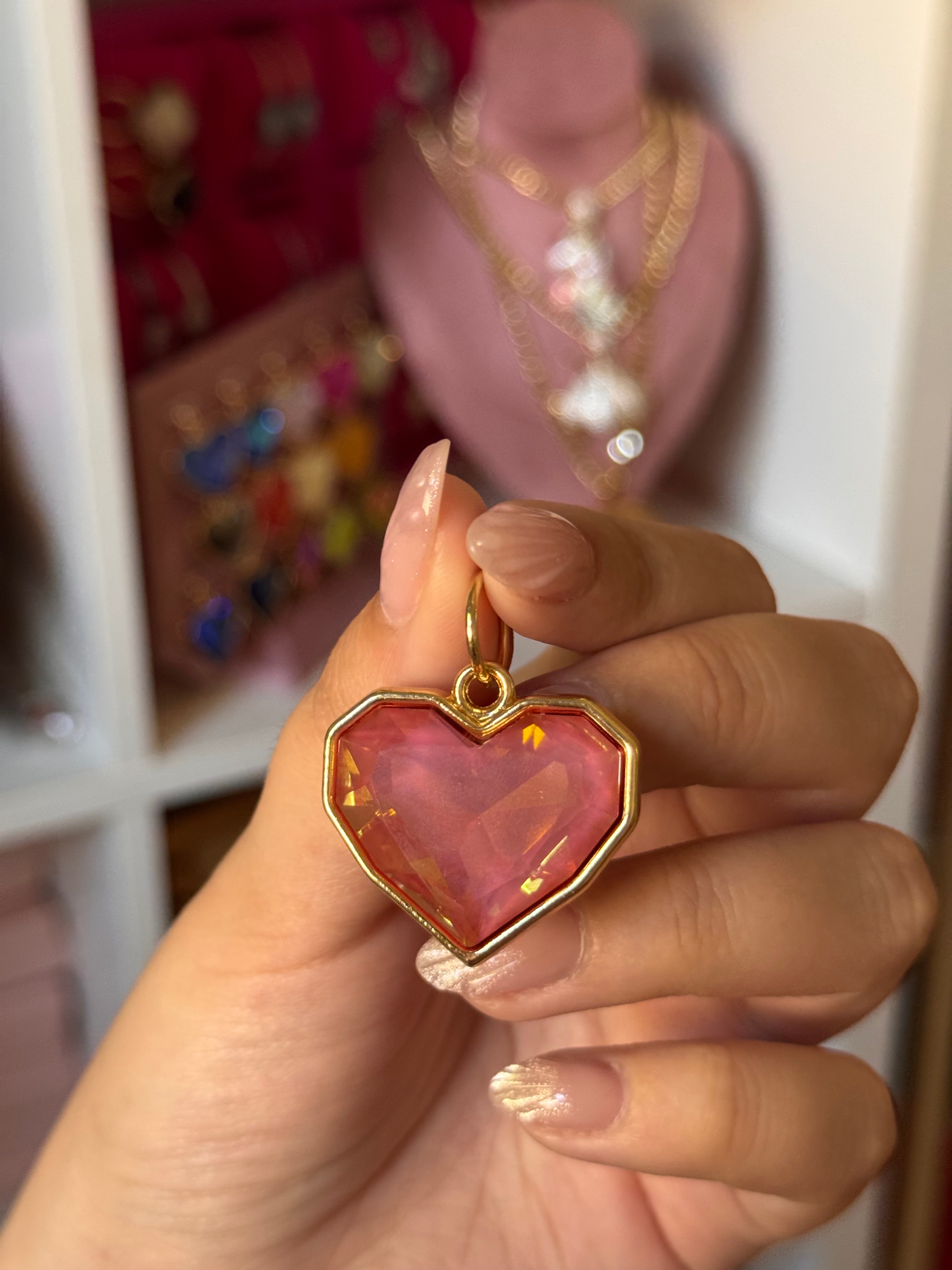 DIJE HEARTS SALMÓN