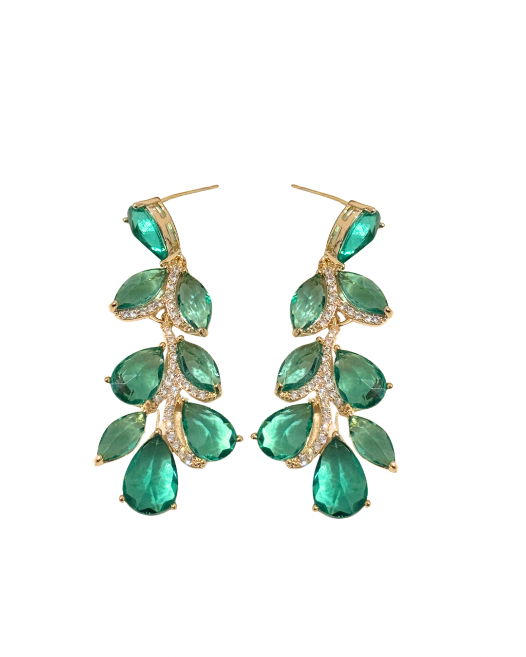 PENDIENTES CASCADA GREEN