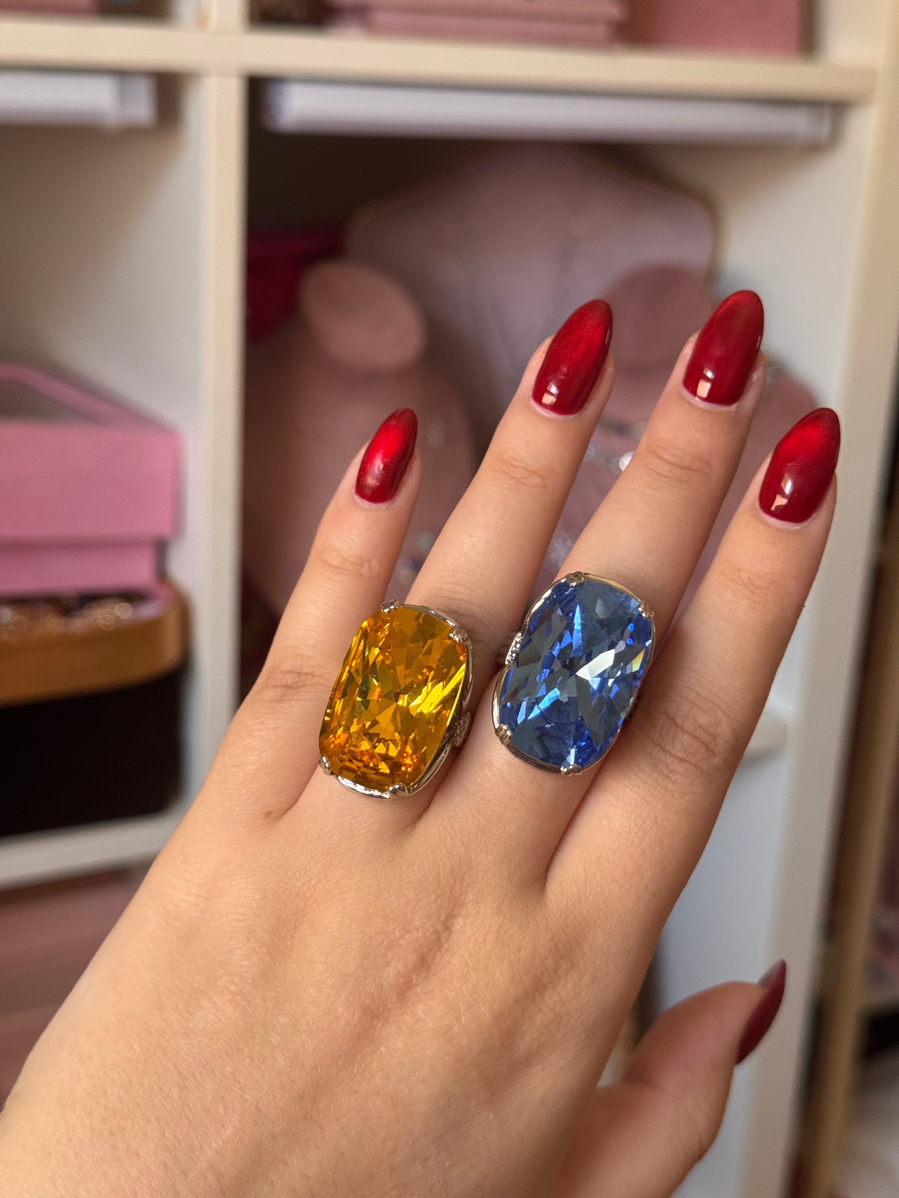ANILLO ICONIC BLUE