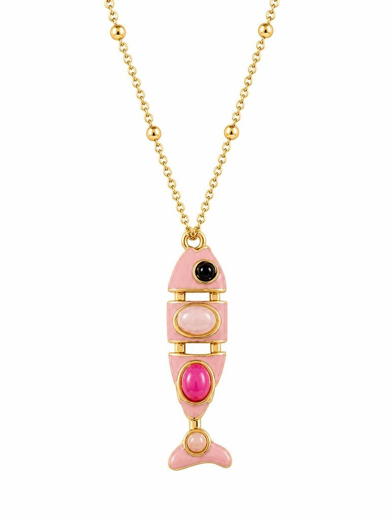 COLLAR FISH PINK