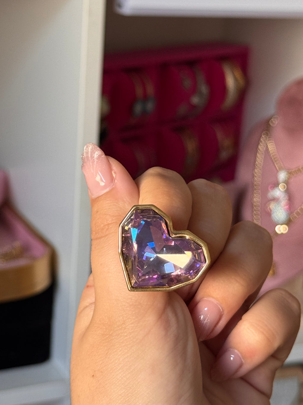ANILLO HEARTS PURPLE