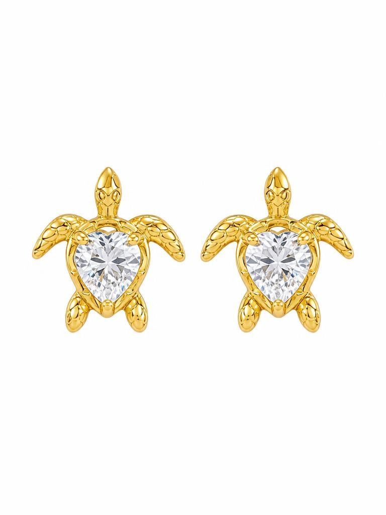 PENDIENTES TURTLE GOLD