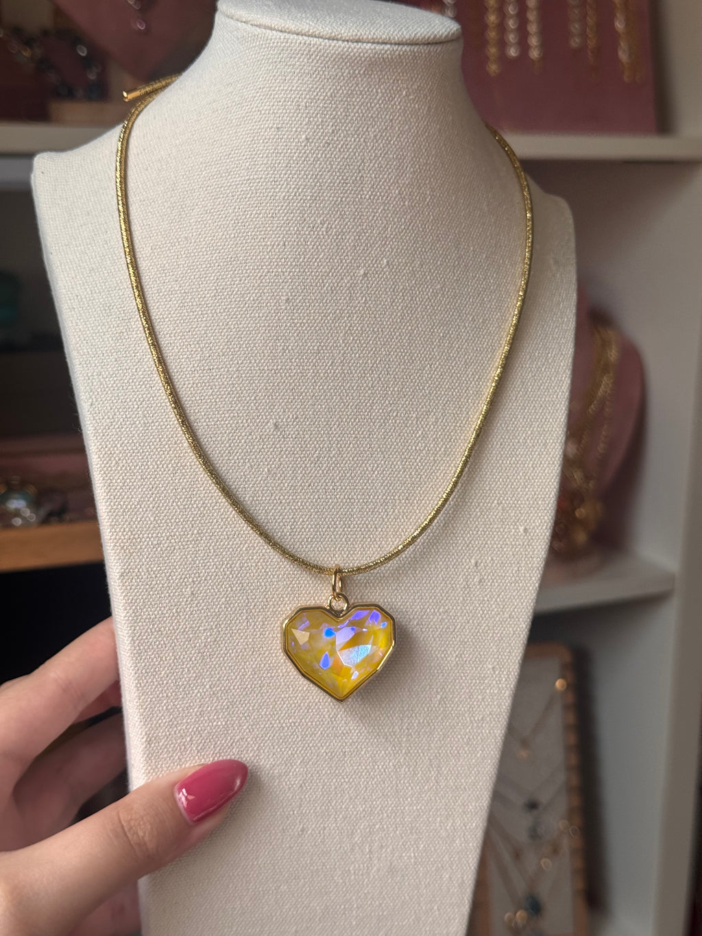 DIJE HEARTS AMARILLO