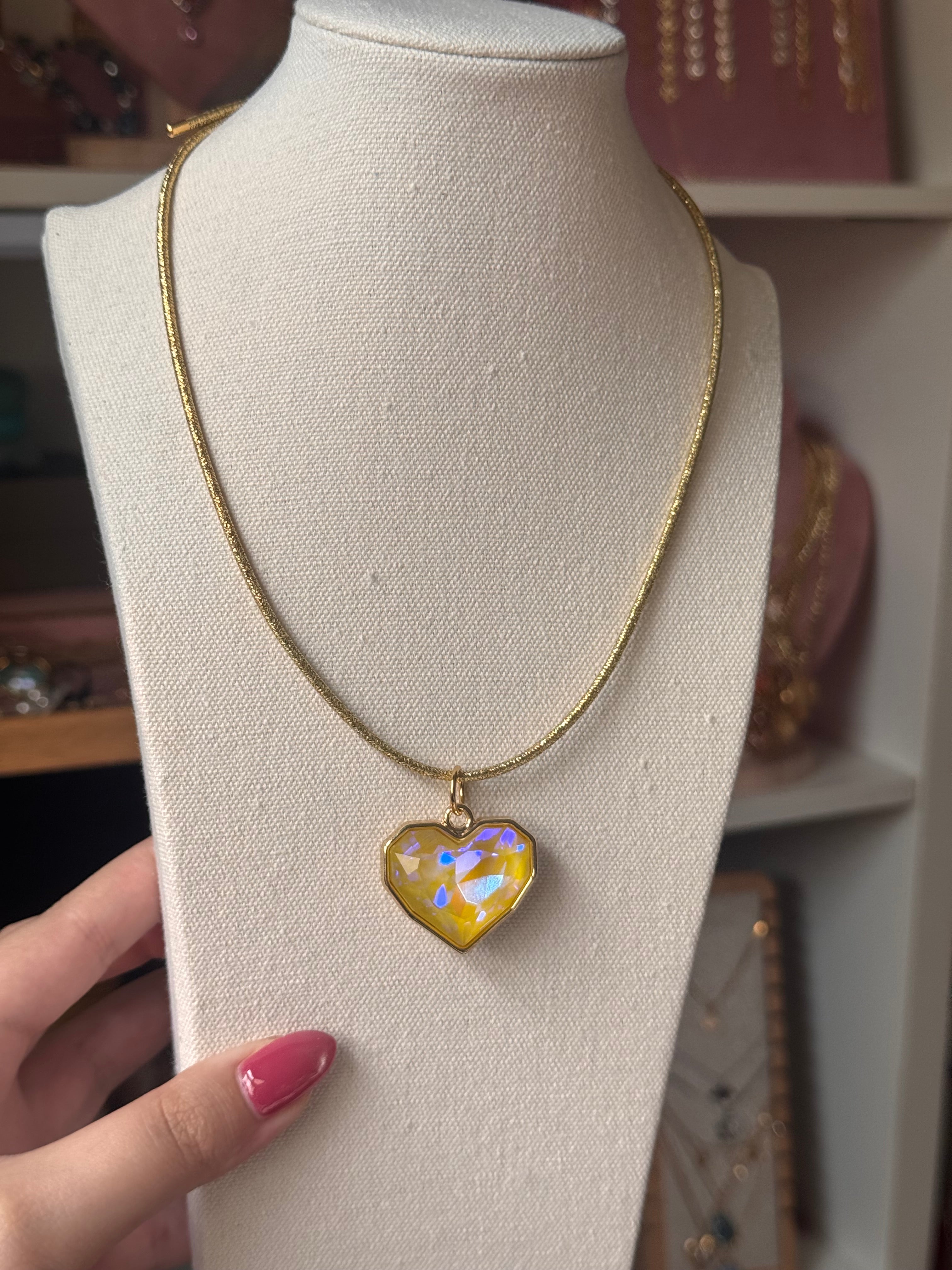 DIJE HEARTS AMARILLO