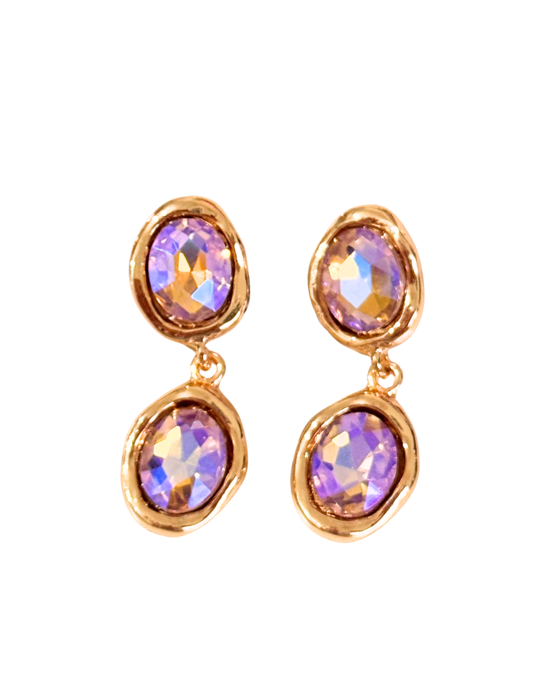 PENDIENTES LÁGRIMA ROSA