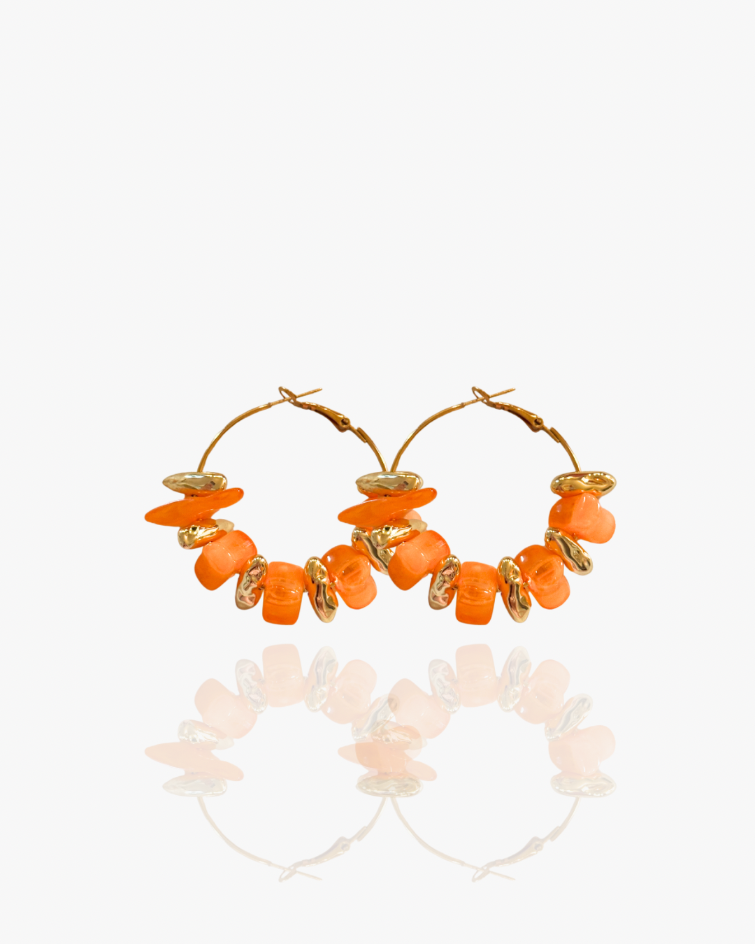 PENDIENTES MAR NARANJA
