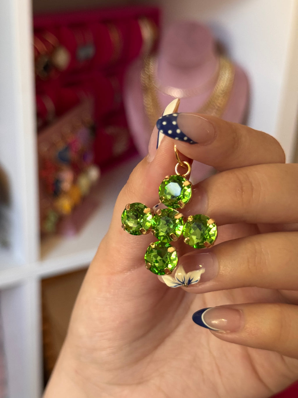 DIJE MINI CRUZ VERDE