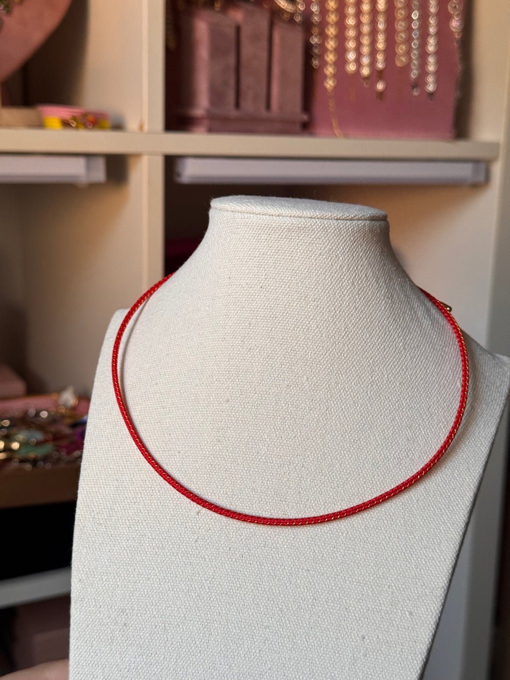 COLLAR INFINITE MIX ROJIZO
