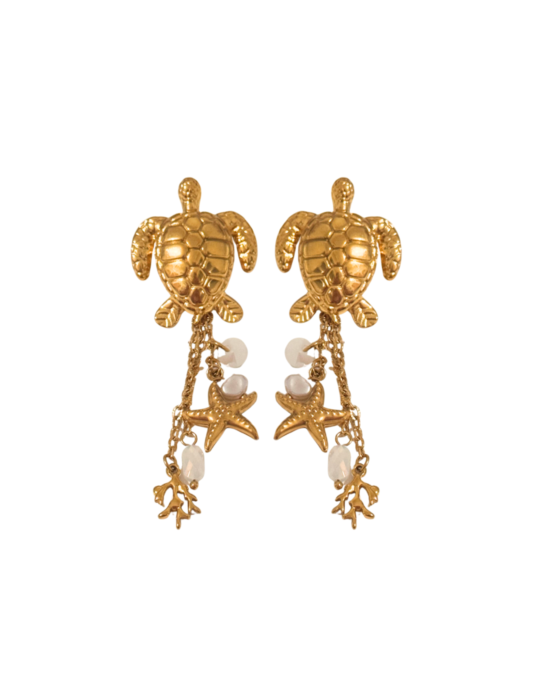 PENDIENTES TURTLE GOLD
