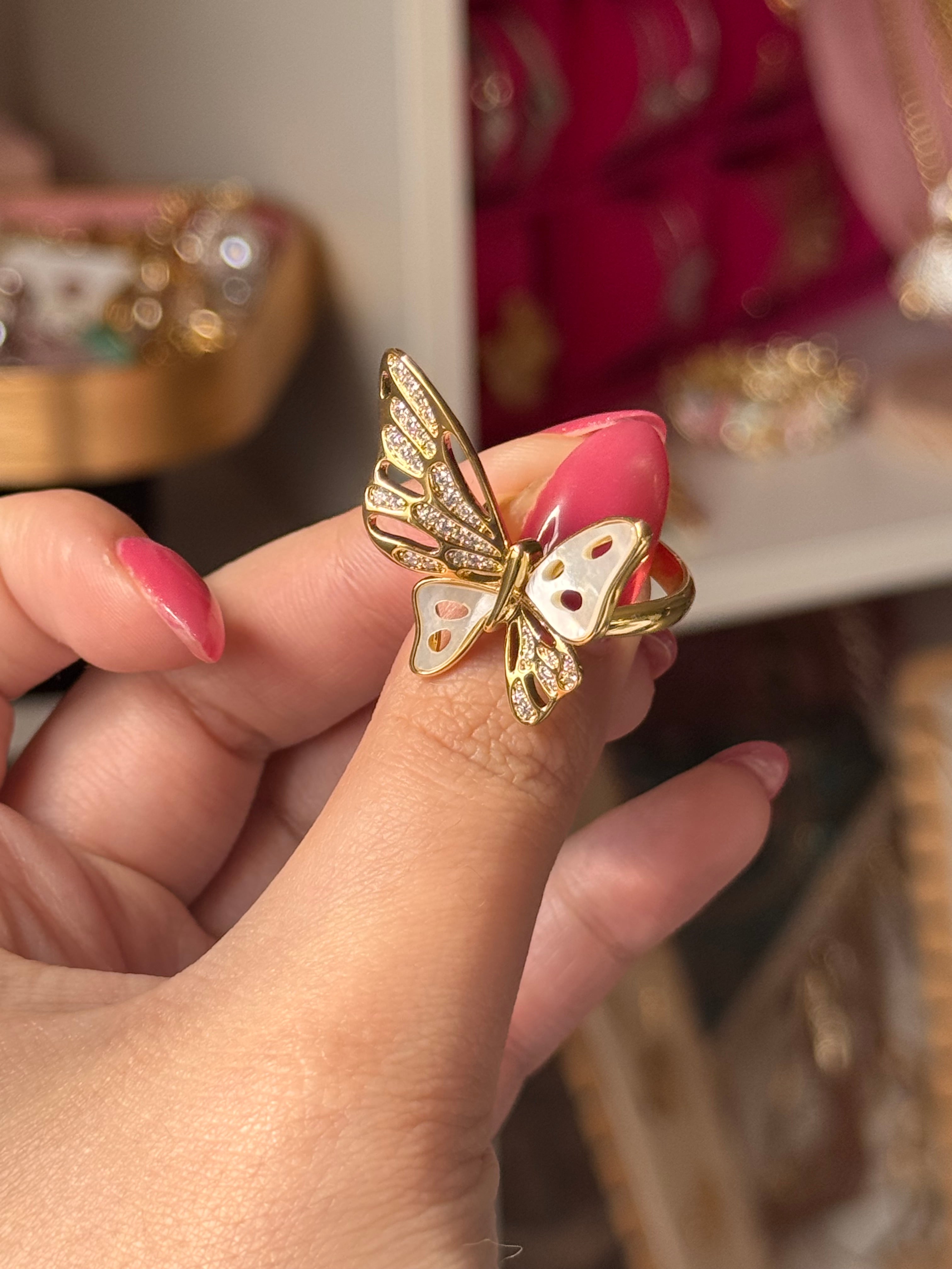 ANILLO NÁCAR BUTTERFLY