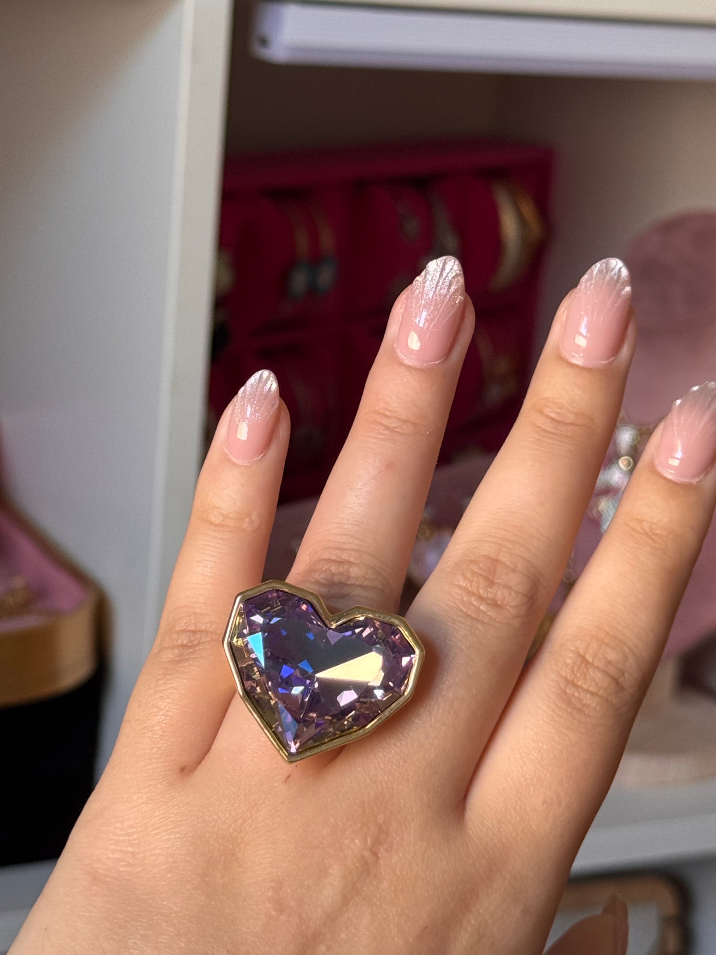 ANILLO HEARTS PURPLE