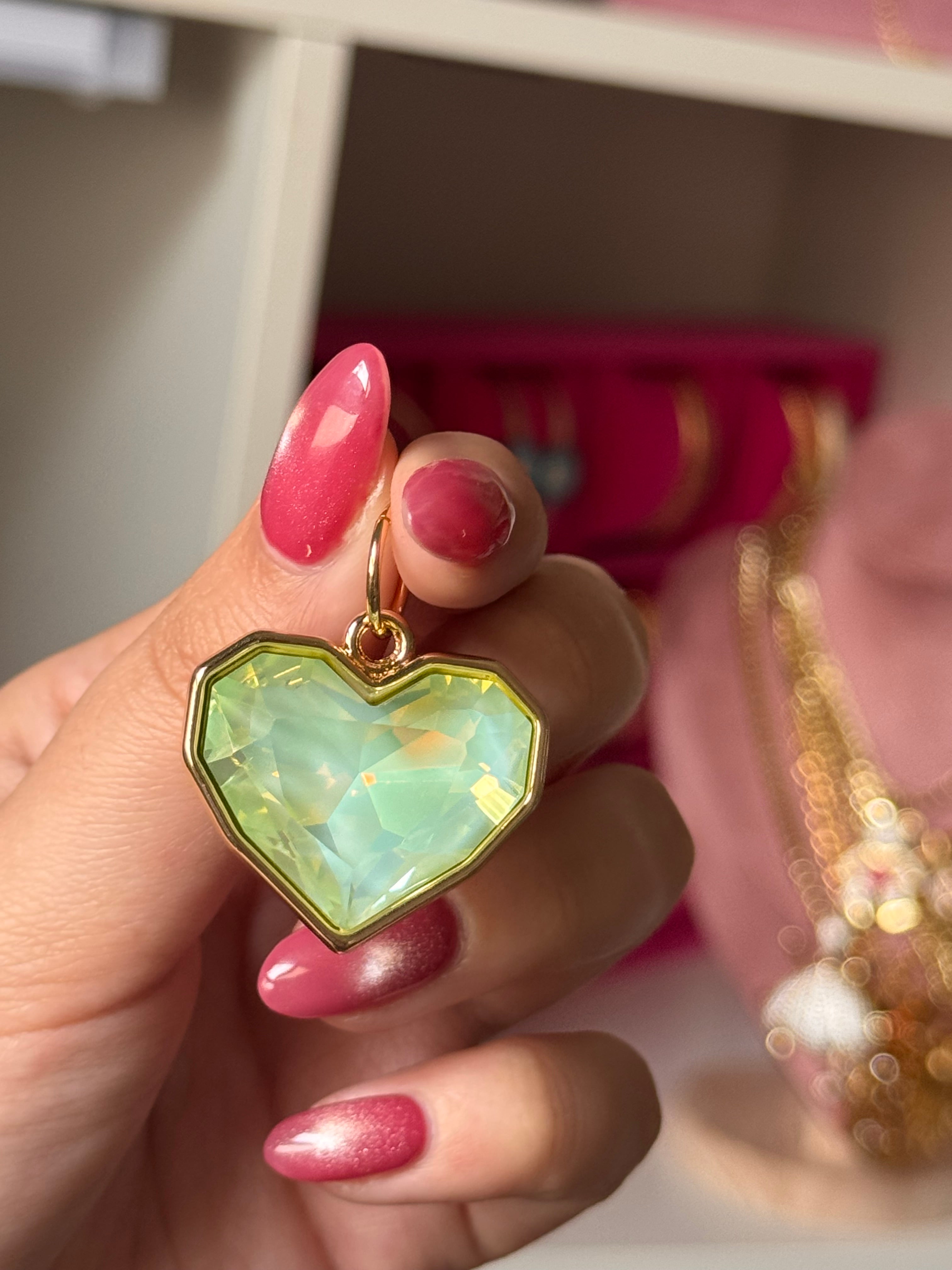 DIJE HEARTS VERDE