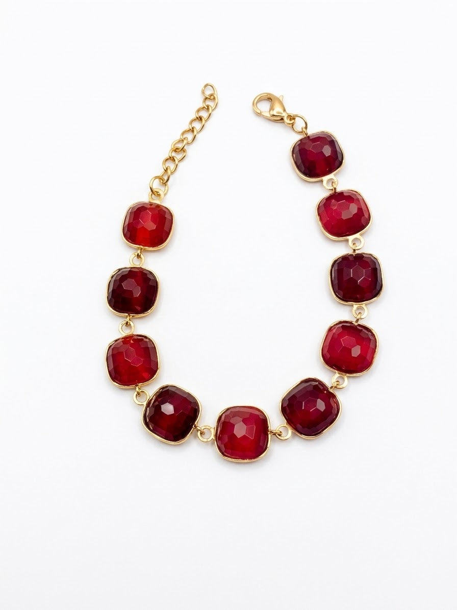 PULSERA RED GOLDEN