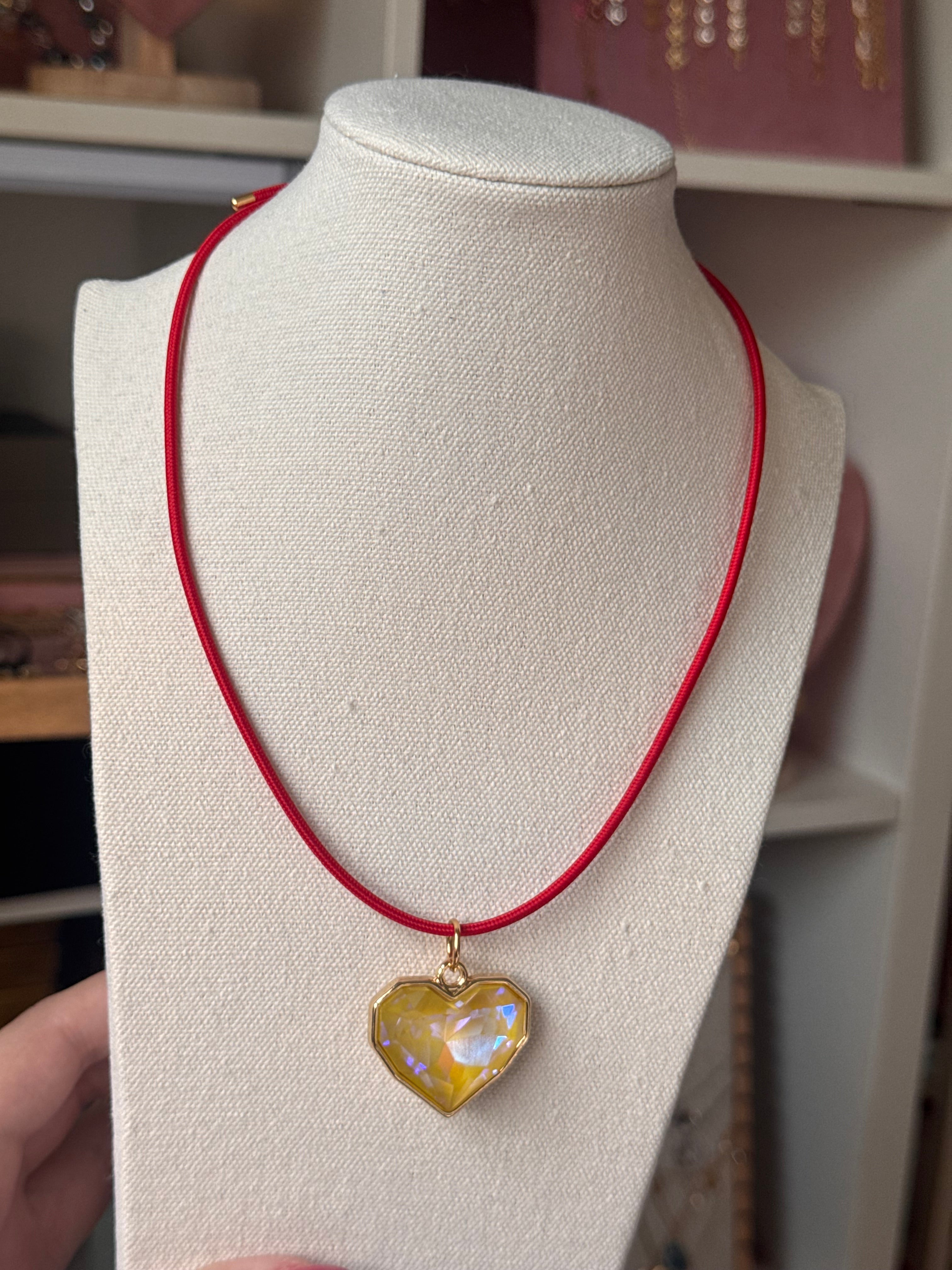 DIJE HEARTS AMARILLO