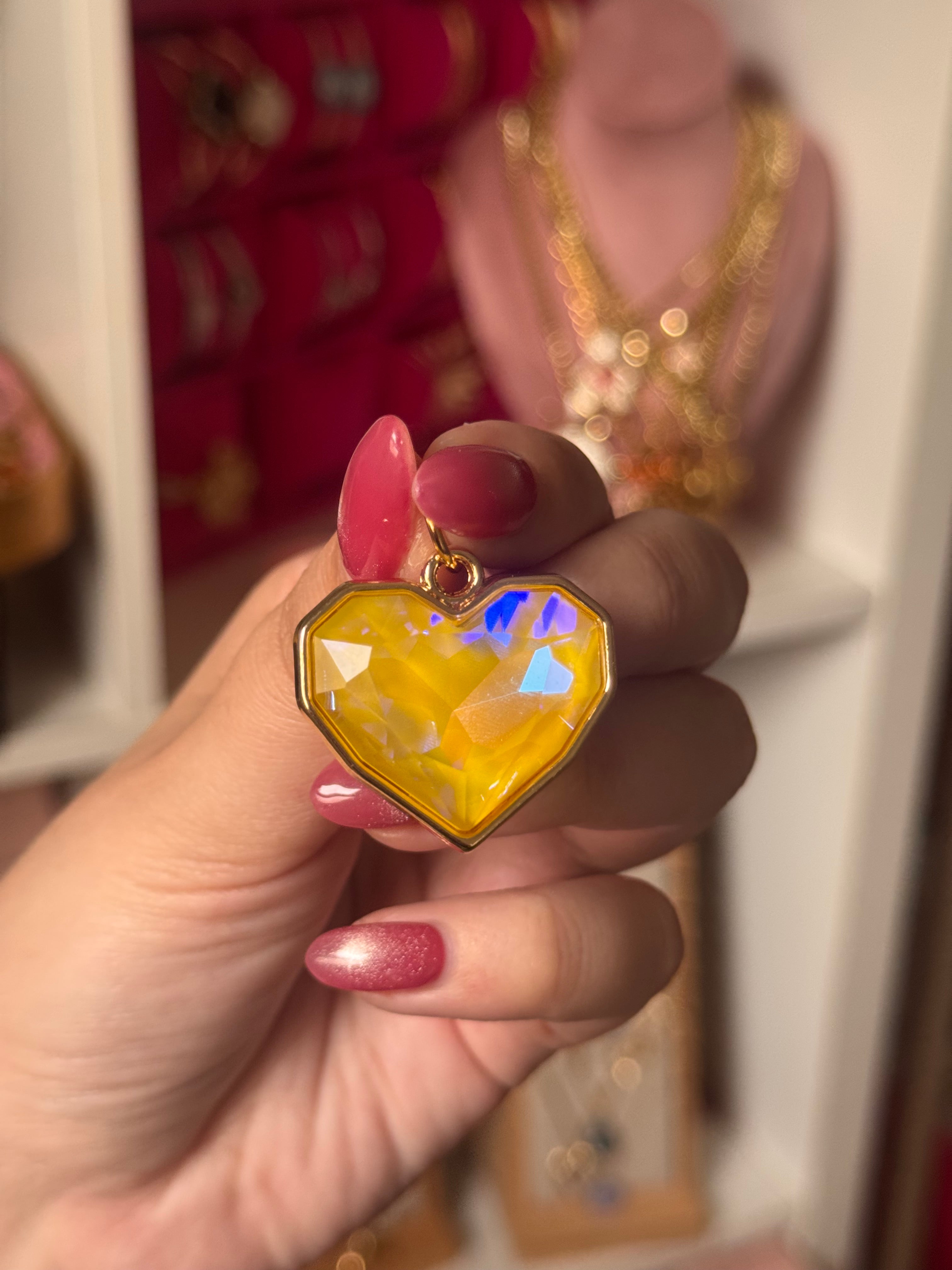 DIJE HEARTS AMARILLO