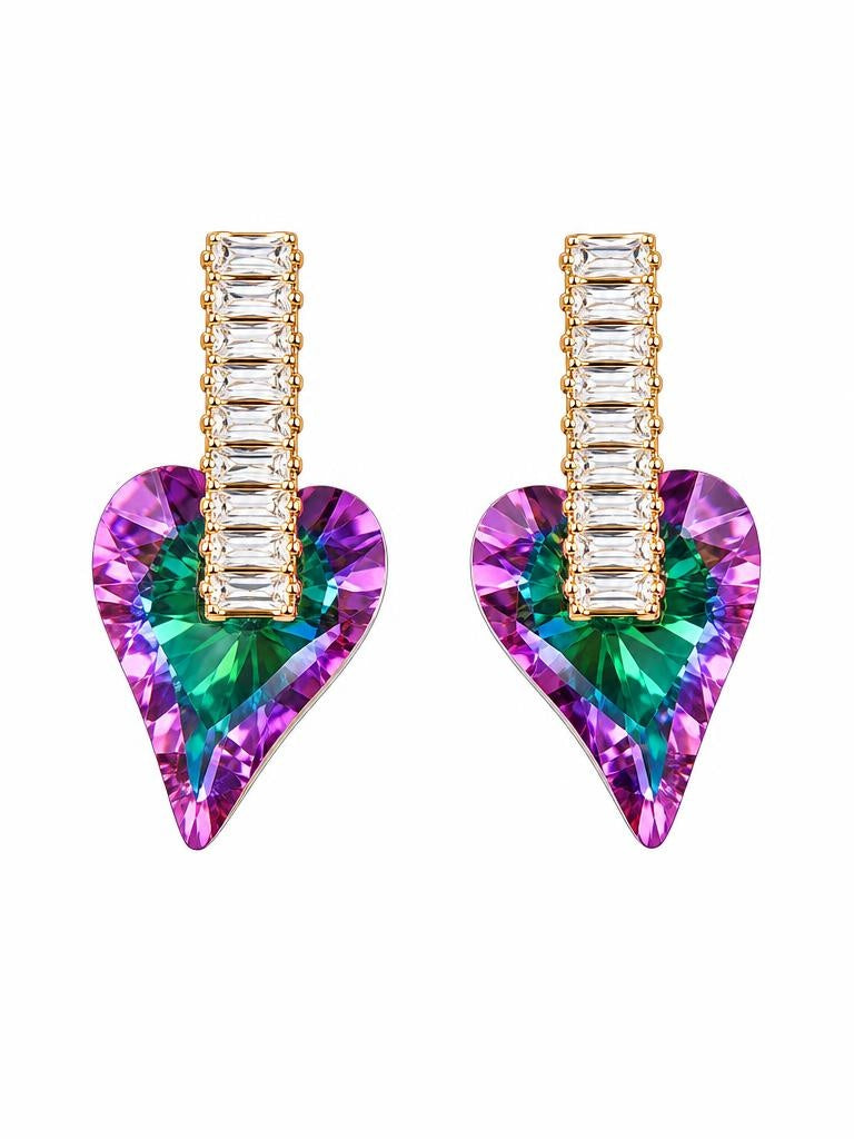 PENDIENTES PARTY PURPLE