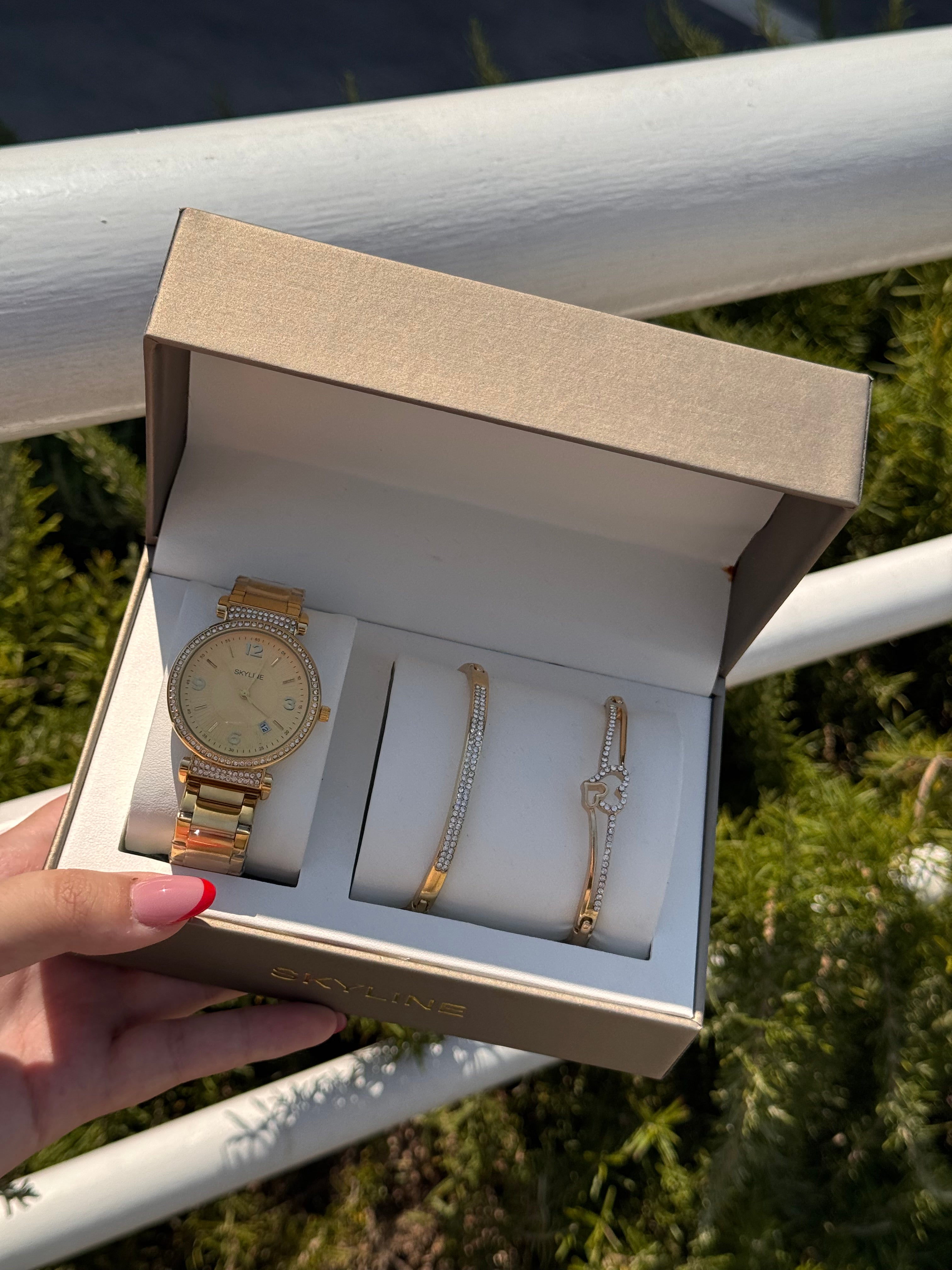 PACK PULSERA & RELOJ SUPREME