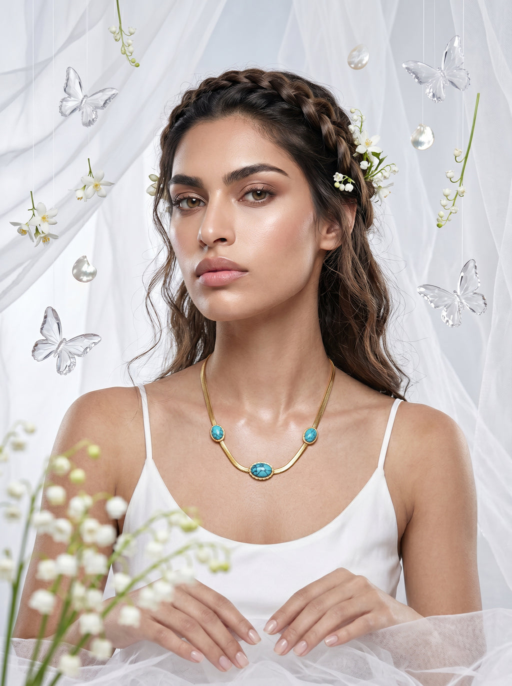 COLLAR MAYA TURQUESA