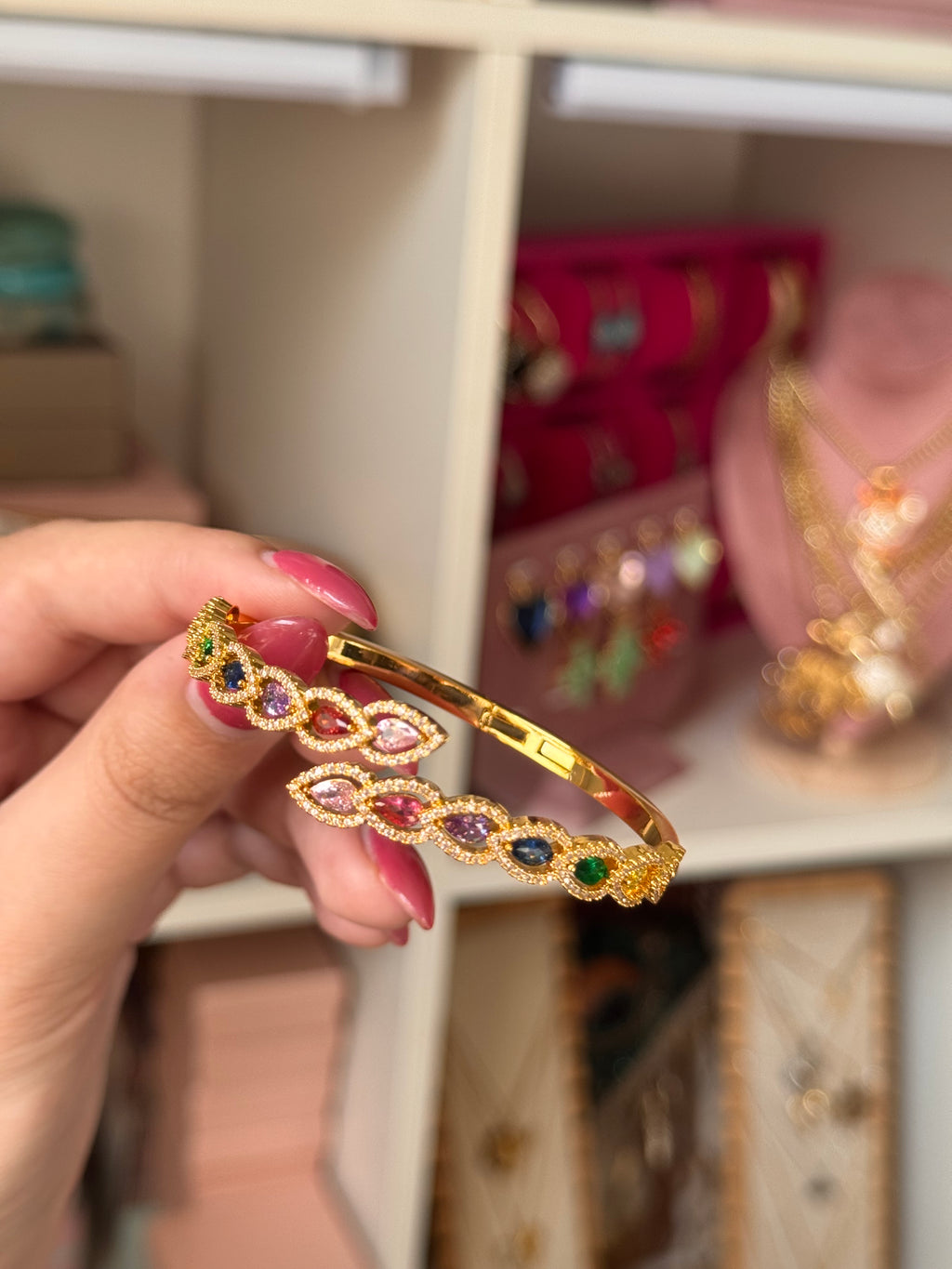 PULSERA SAPHITE GOLD