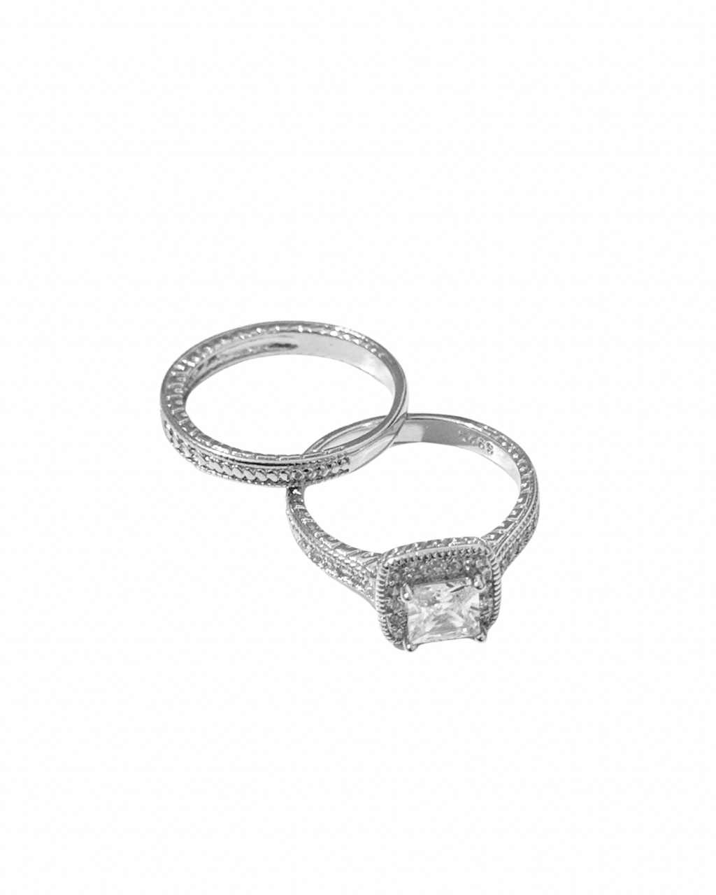 ANILLO SILVER WHITE