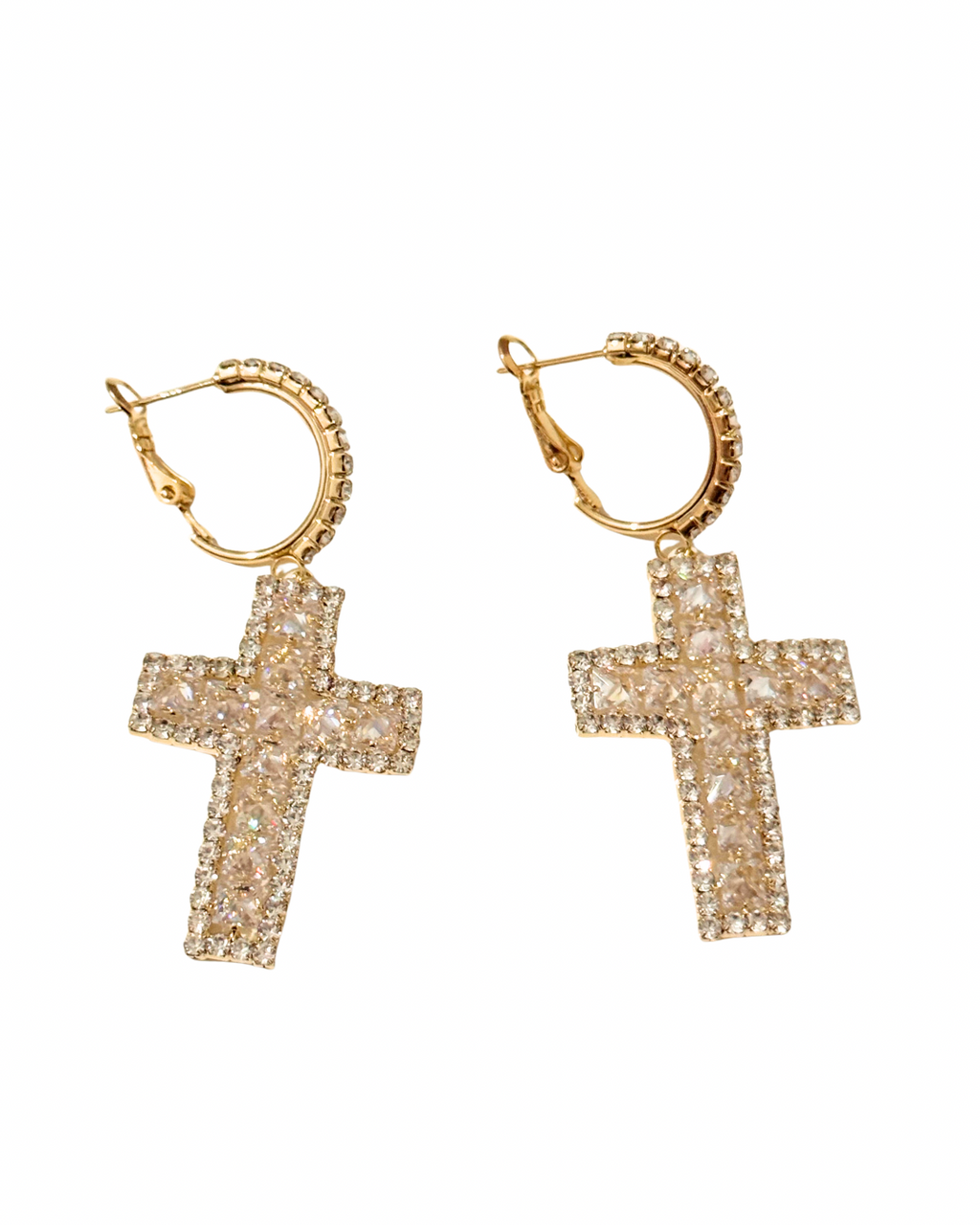 PENDIENTES CROSS DIAMONT