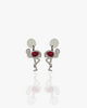 PENDIENTES ROJO CARIBE