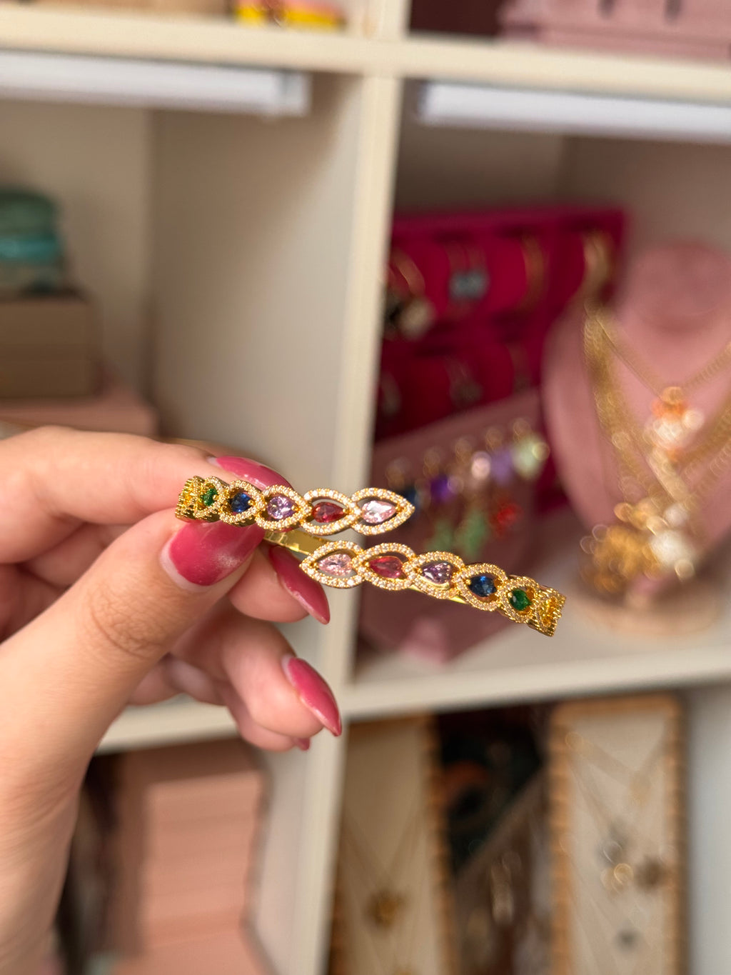 PULSERA SAPHITE GOLD