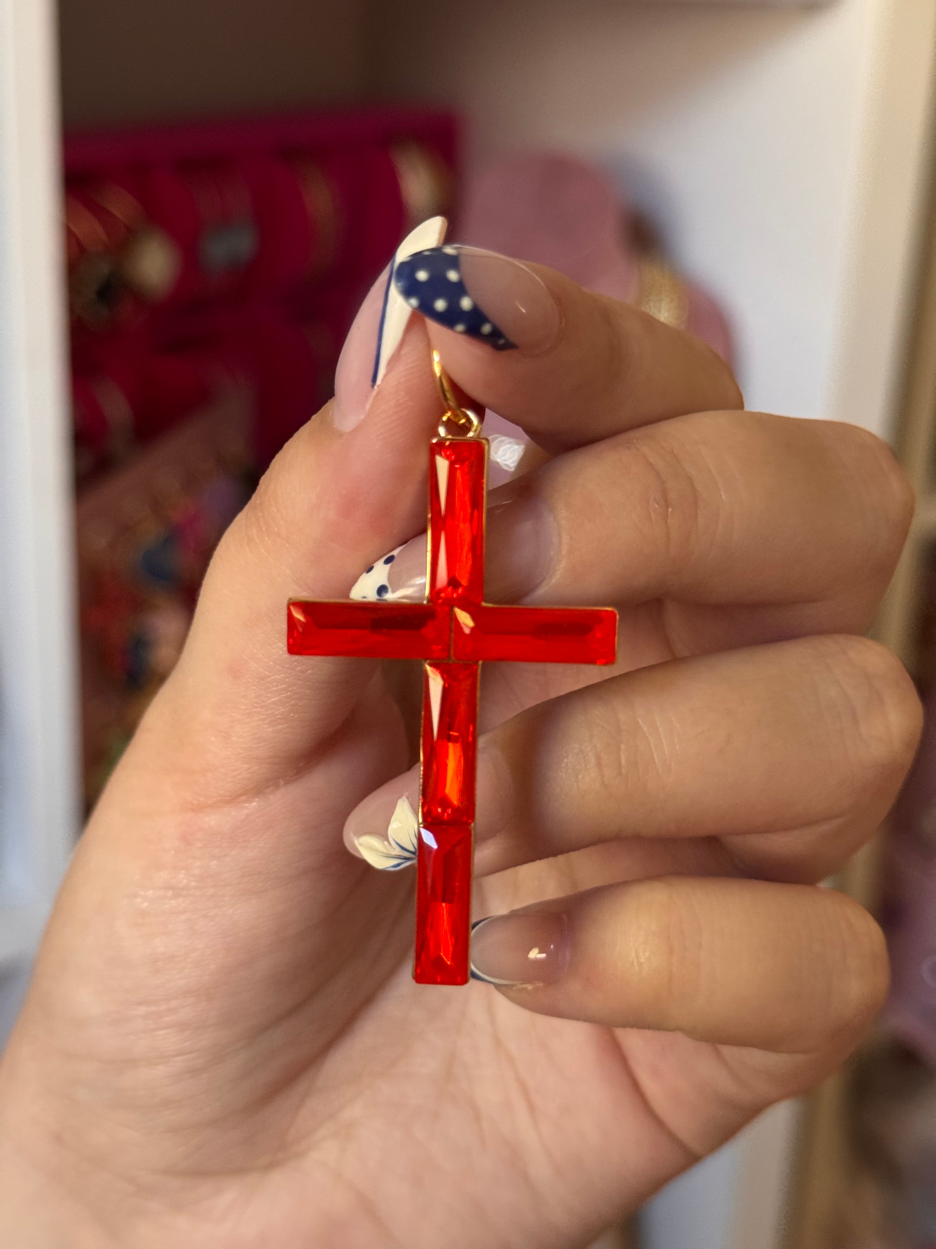 DIJE CROSS RED/ORANGE