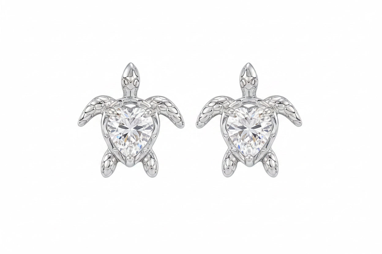 PENDIENTES TURTLE SILVER