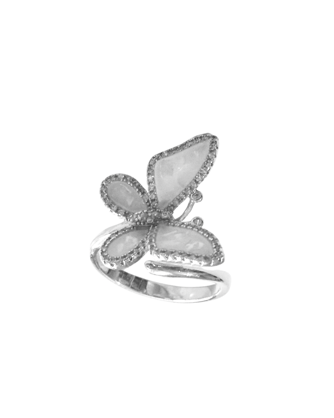 ANILLO AJUSTABLE MARIPOSA SILVER