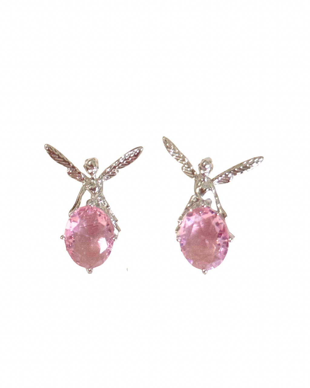 PENDIENTES HADA ROSA