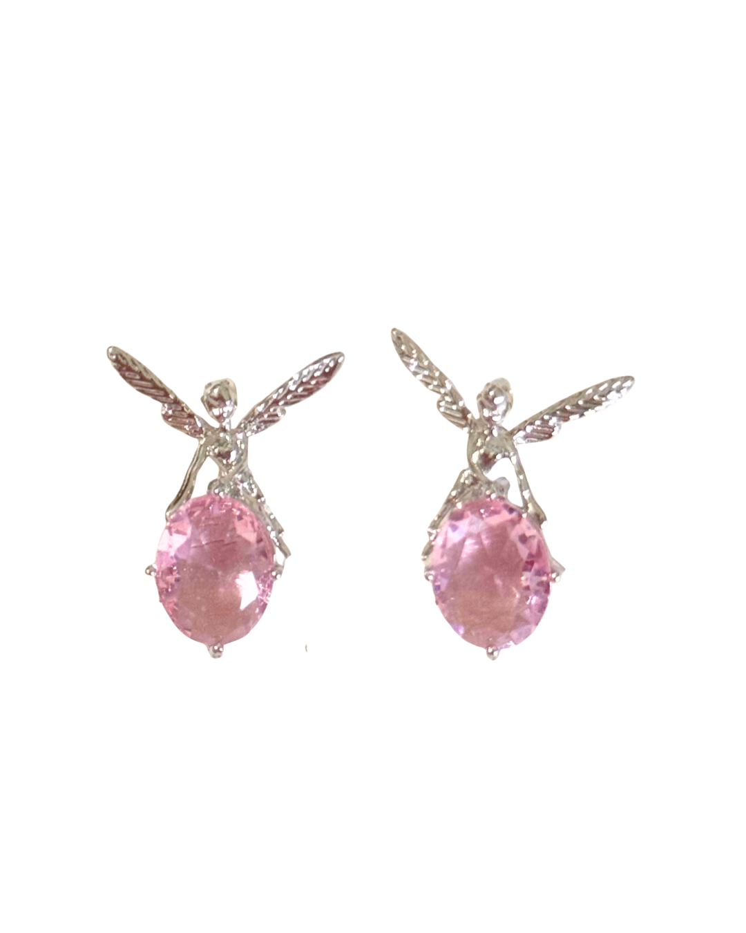 PENDIENTES HADA ROSA