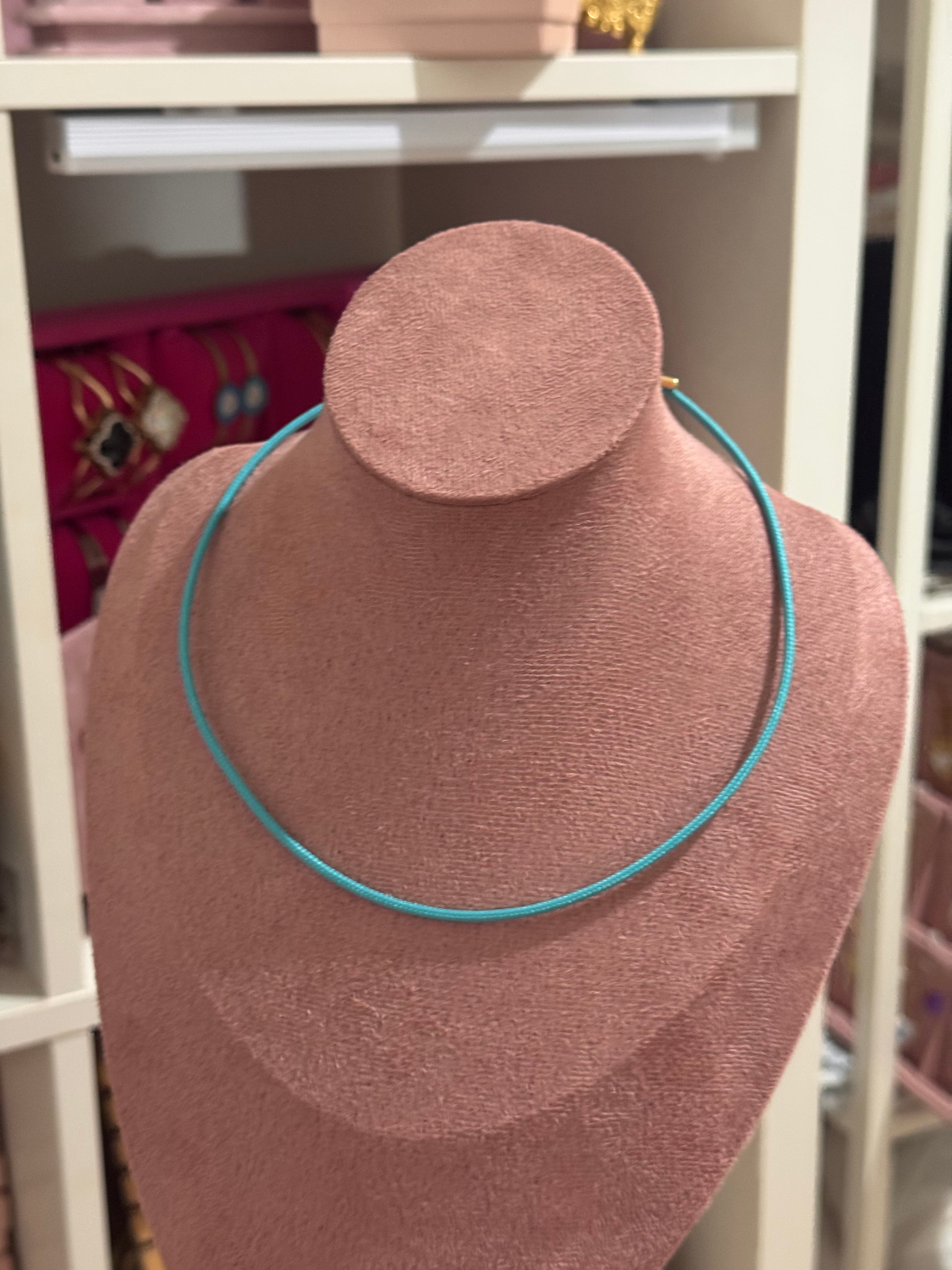 COLLAR INFINITE AZUL TURQUESA