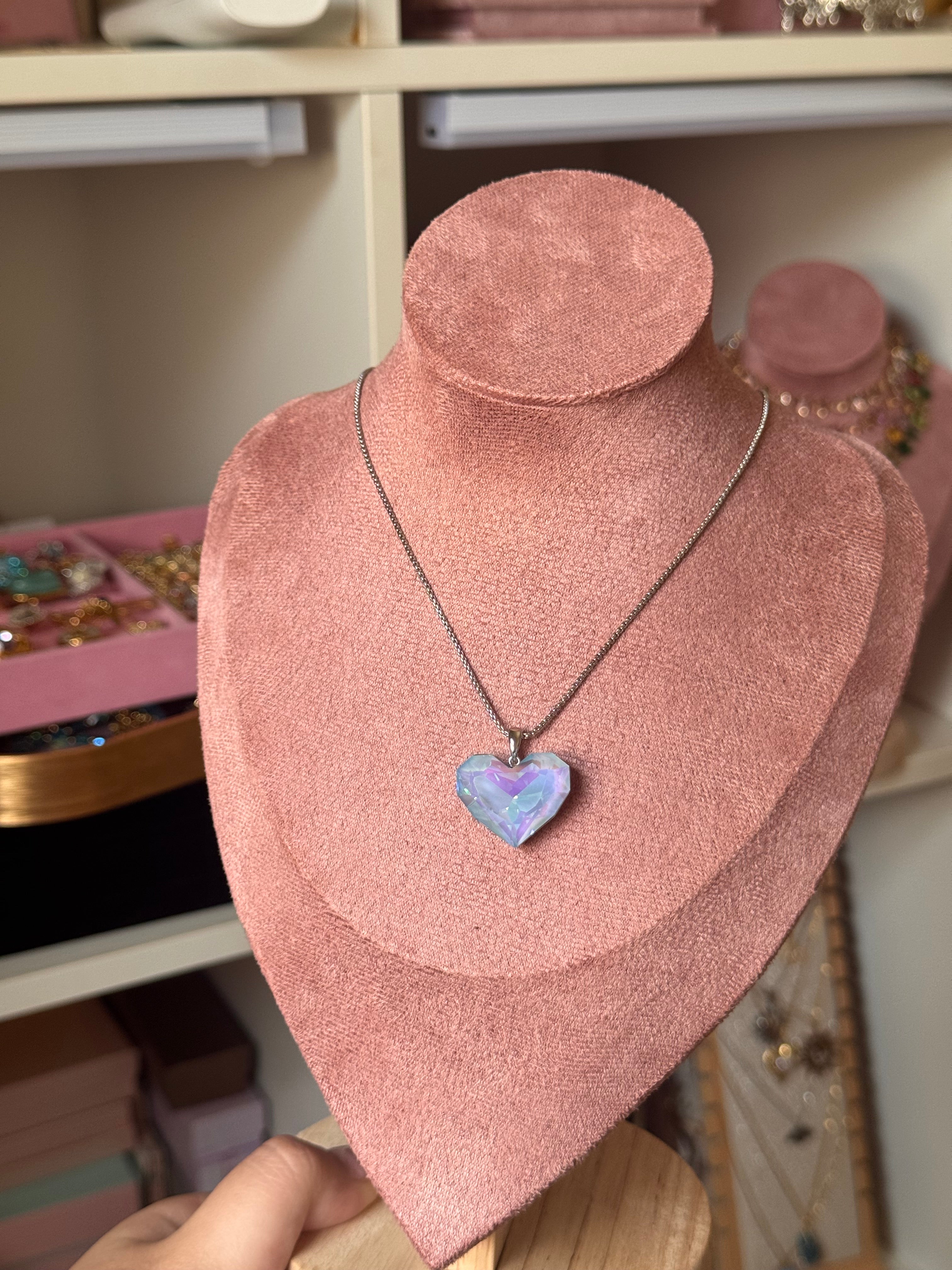 COLLAR HEARTS BLUE