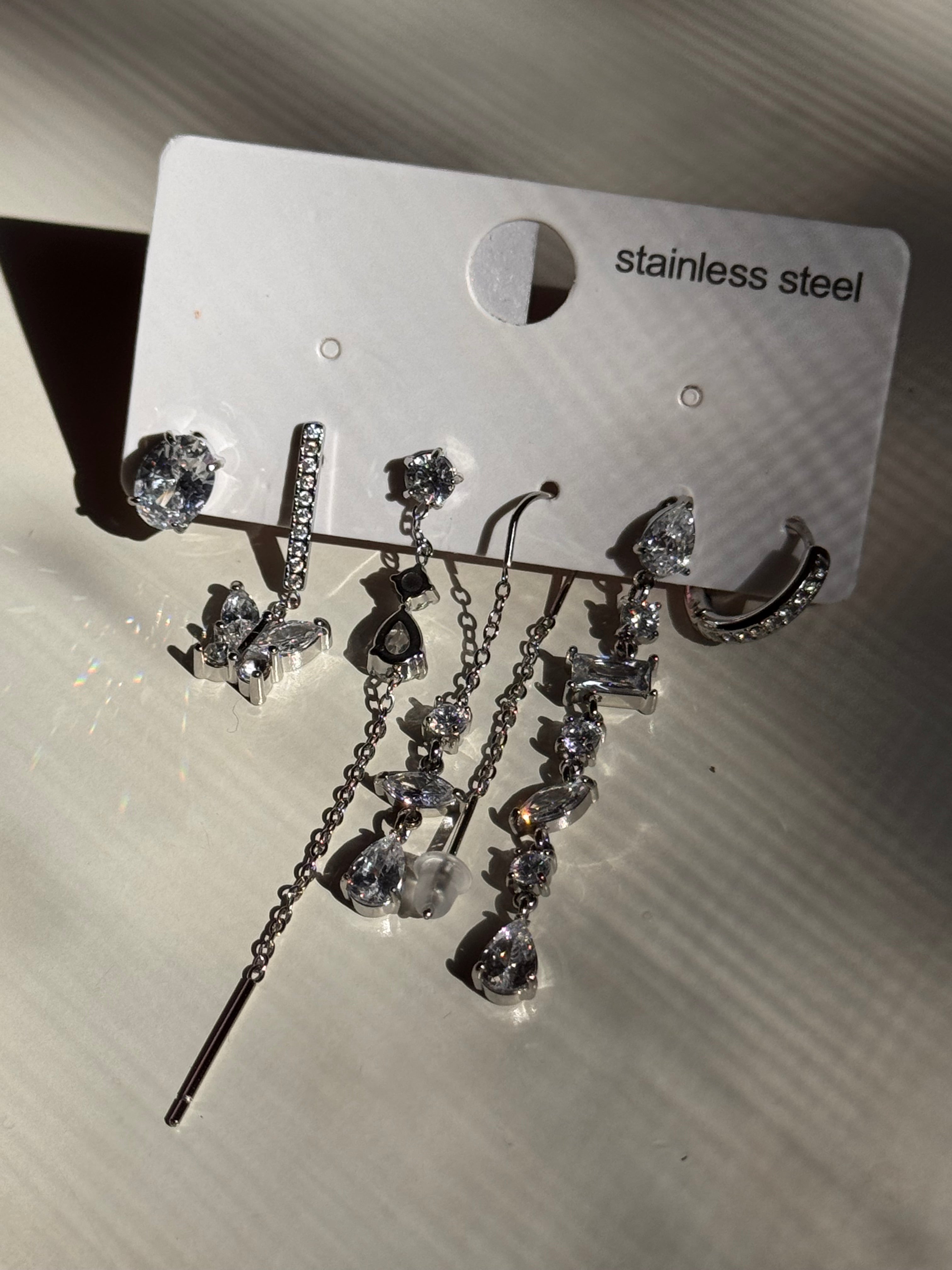 COMBO PIERCINGS SILVER