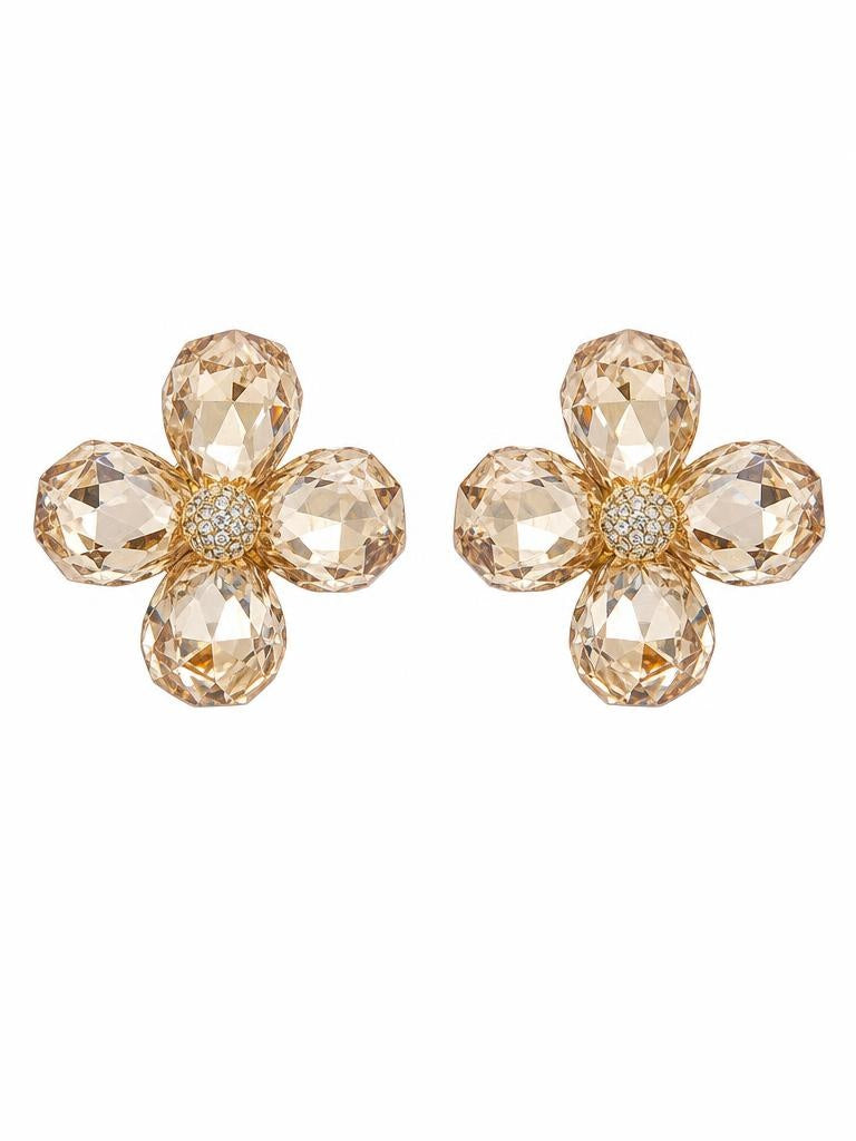 PENDIENTES AMBAR FLOR