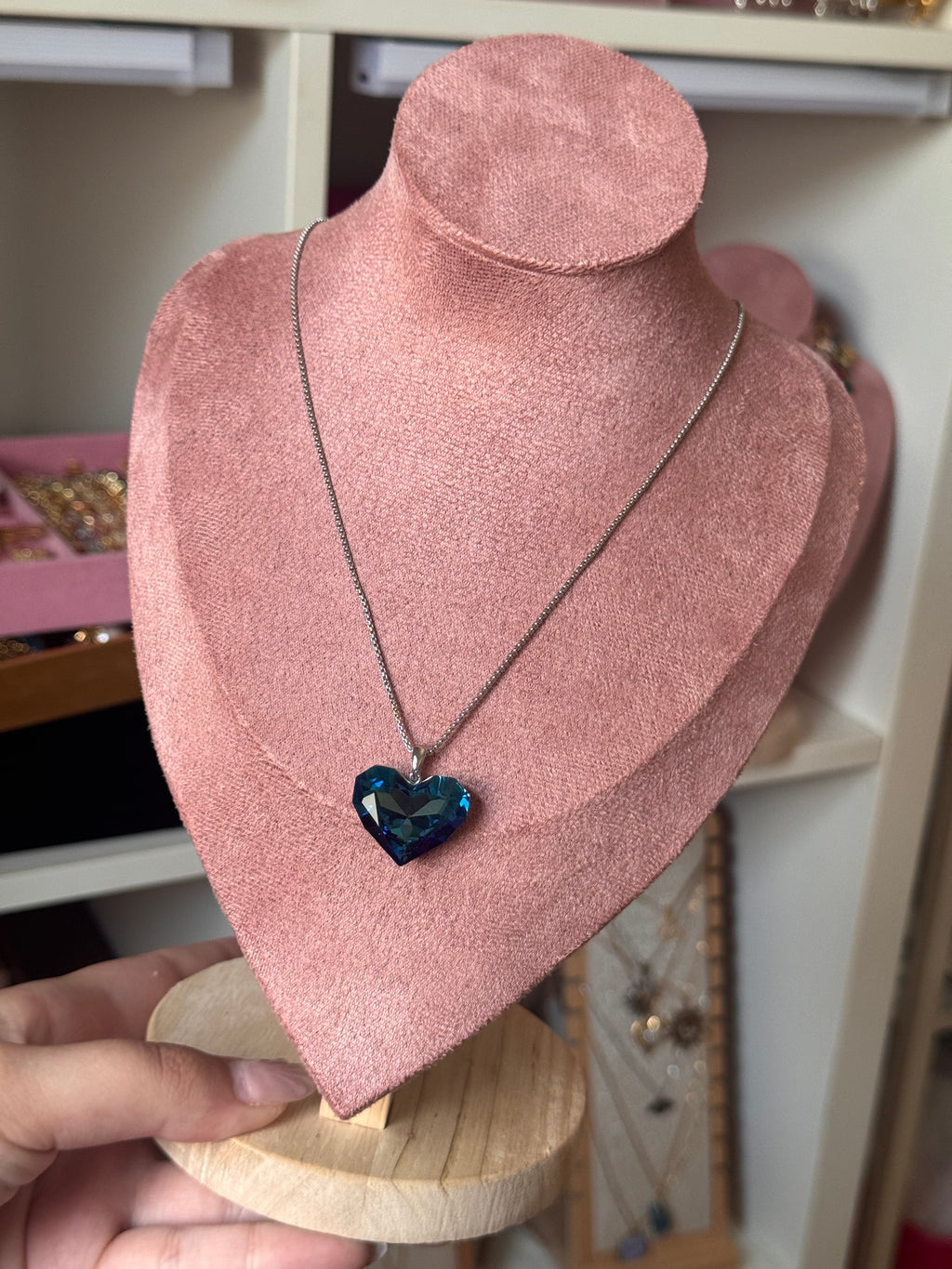 COLLAR HEARTS BLUE NIGHT