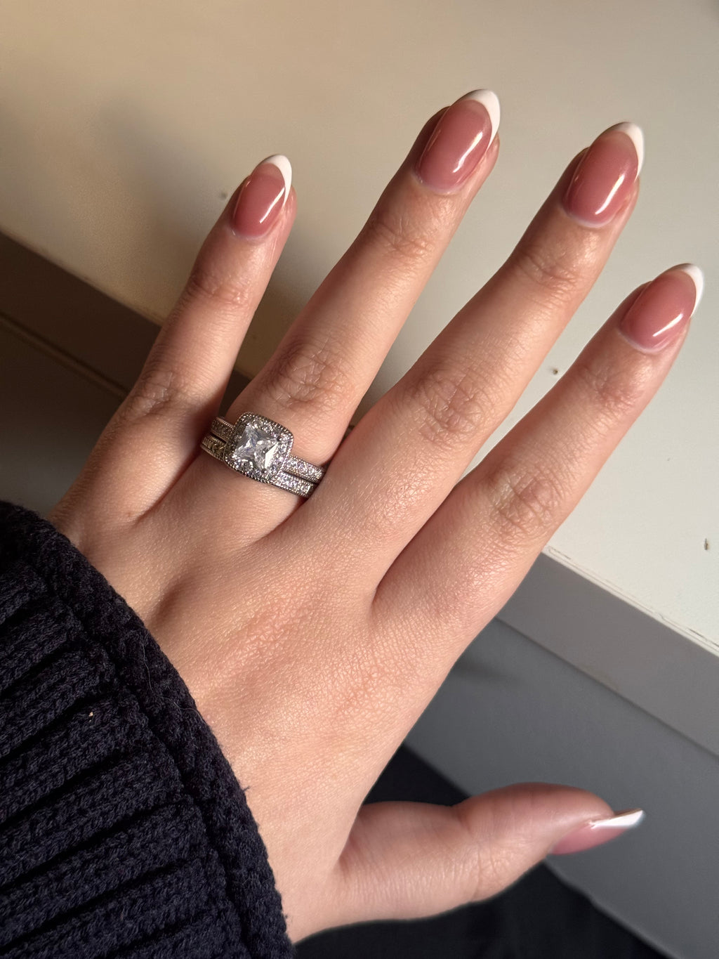 ANILLO SILVER WHITE